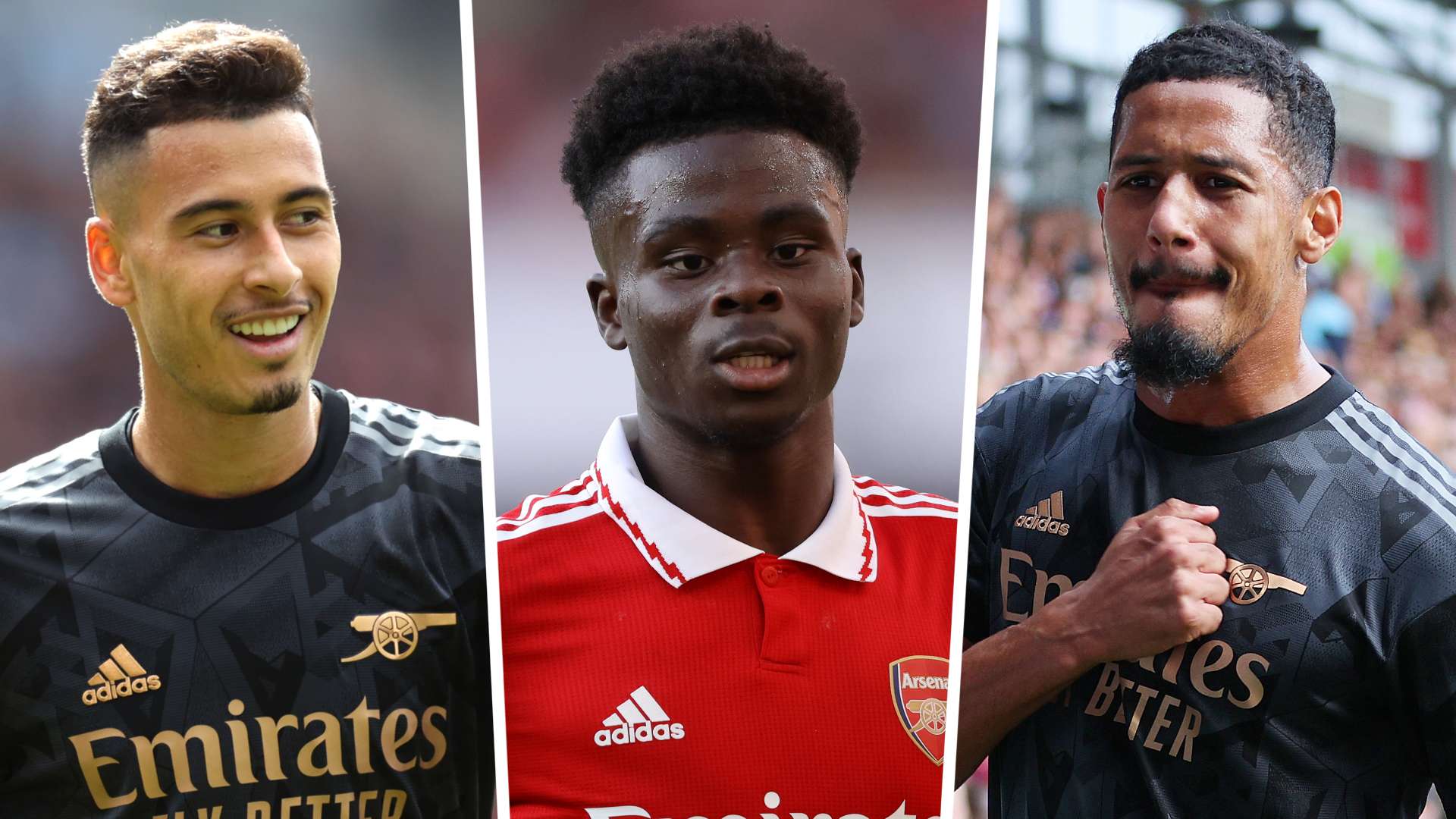 Martinelli Saka Saliba Arsenal