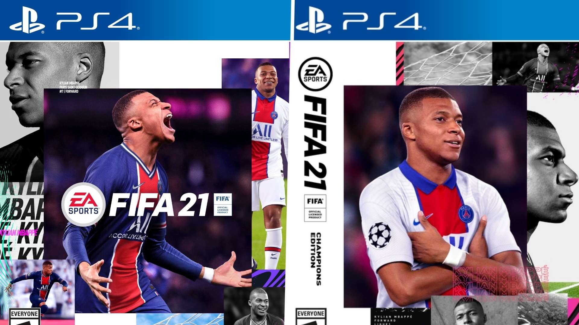 FIFA 21 cover split standard Champions