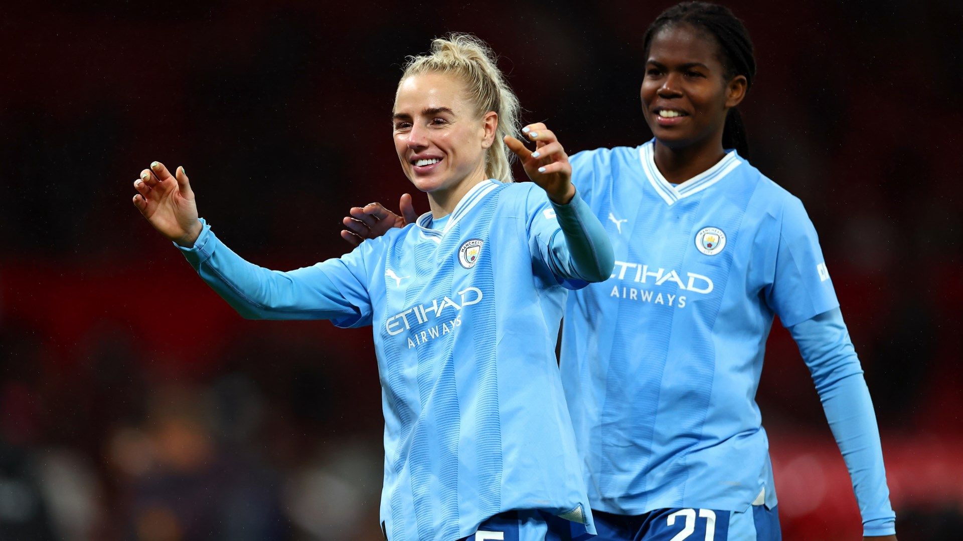 Alex Greenwood Bunny Shaw Man City Women 2023-24