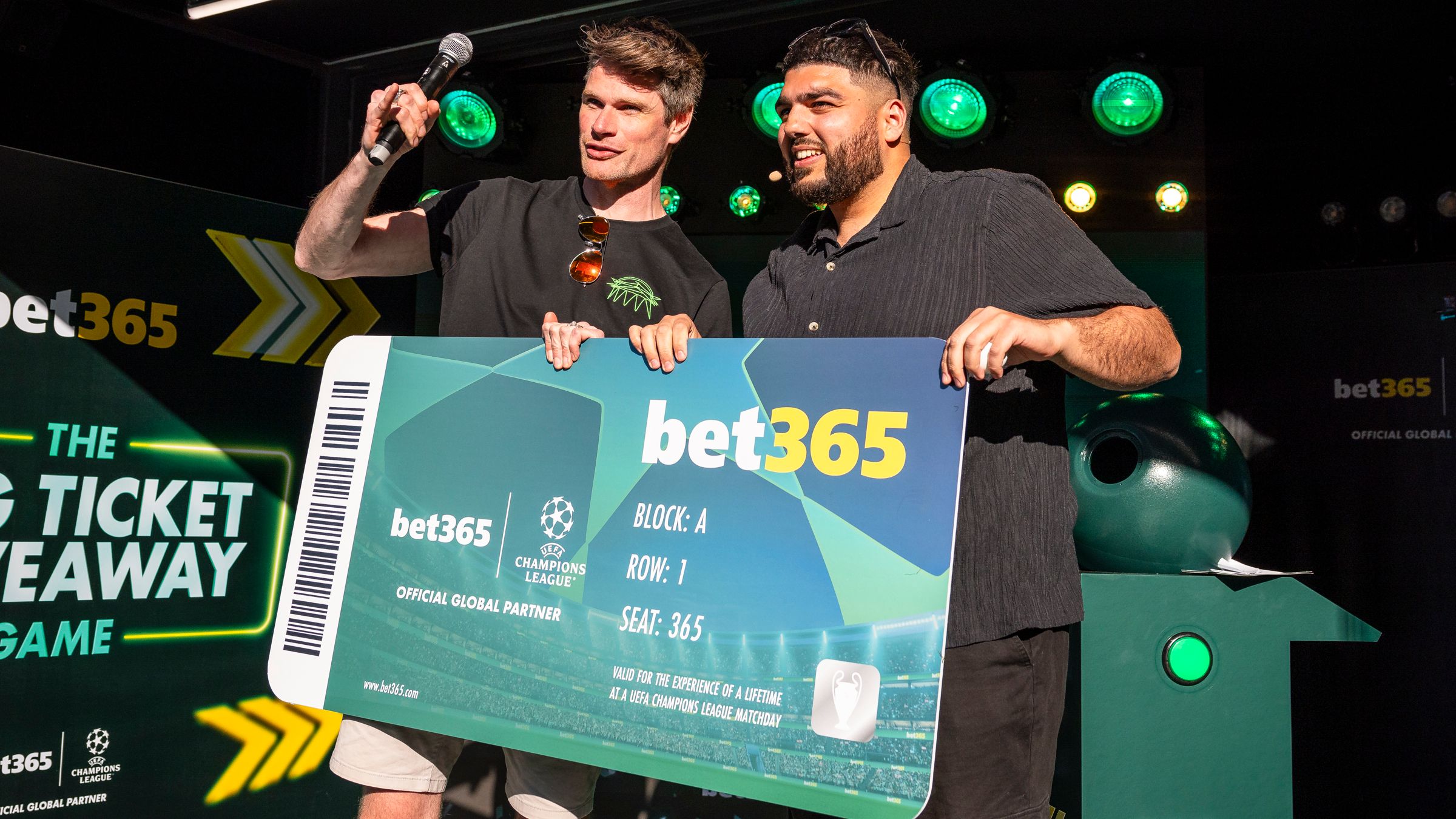 bet365 Champions League big ticket giveaway