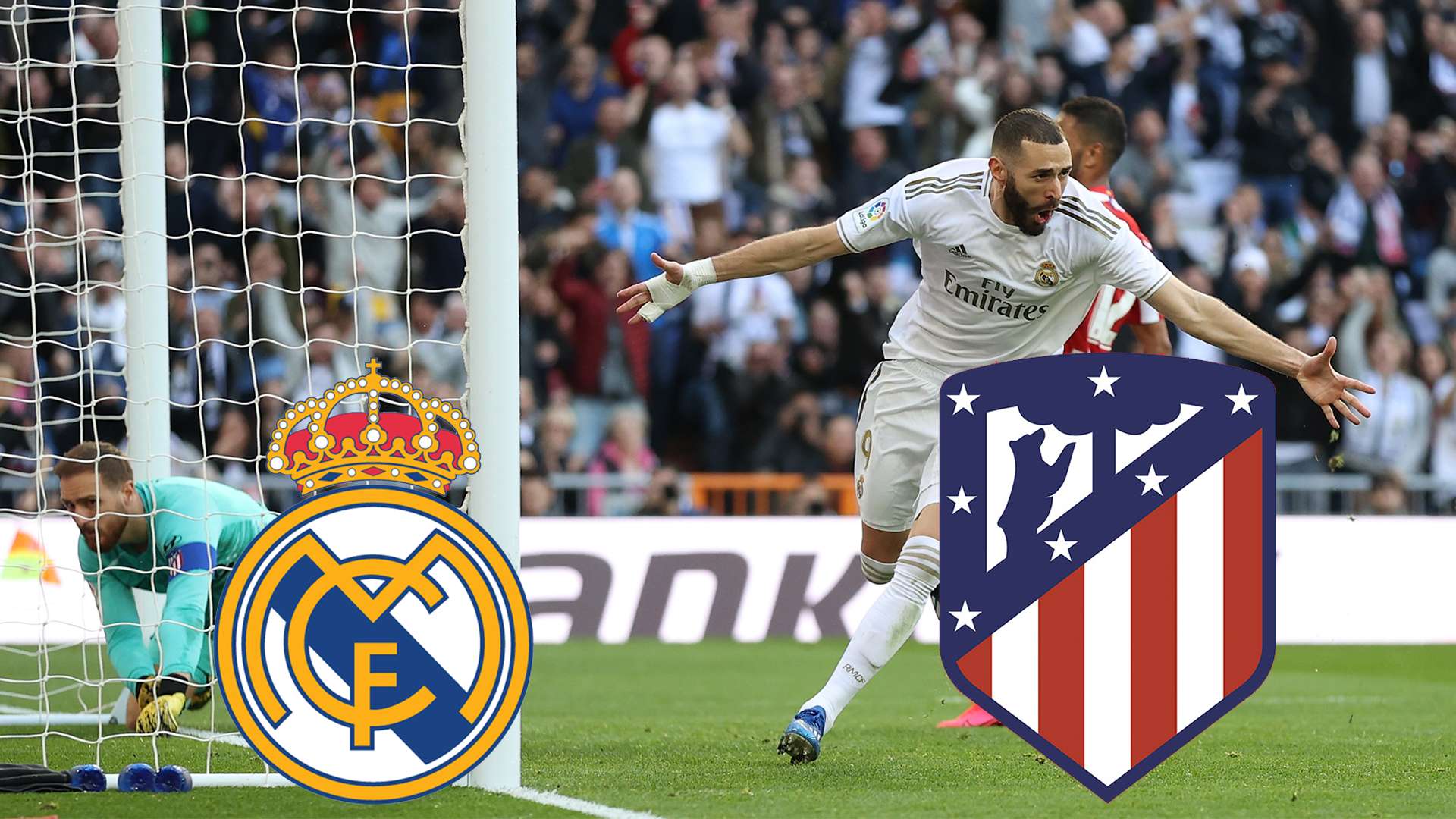 Real Madrid Atletico Madrid benzema header tv live-stream goal tor bolak karim jan