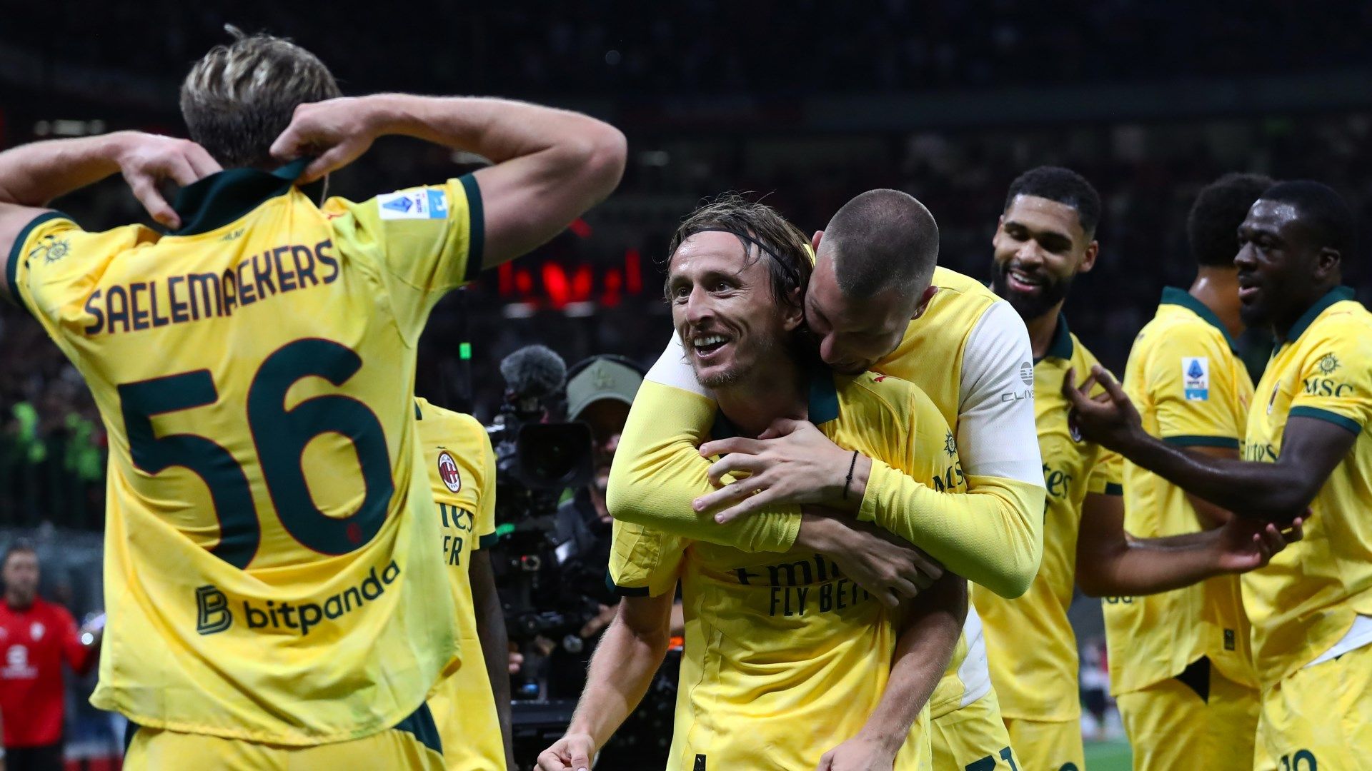 Modric esultanza Milan