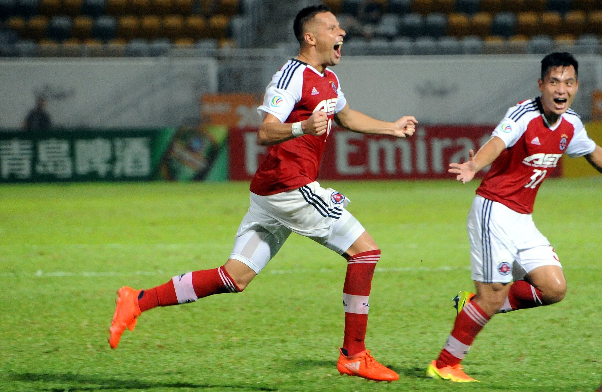 AFC cup quarter final first leg, South China 1：1 Johor FC