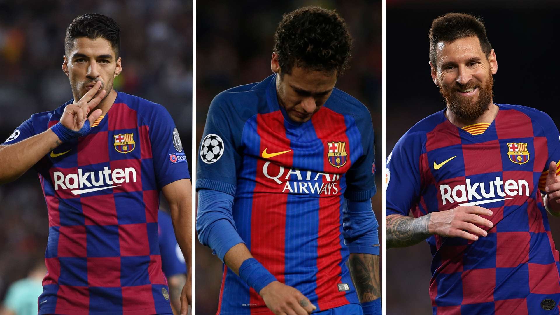 Suarez/Neymar/Messi split