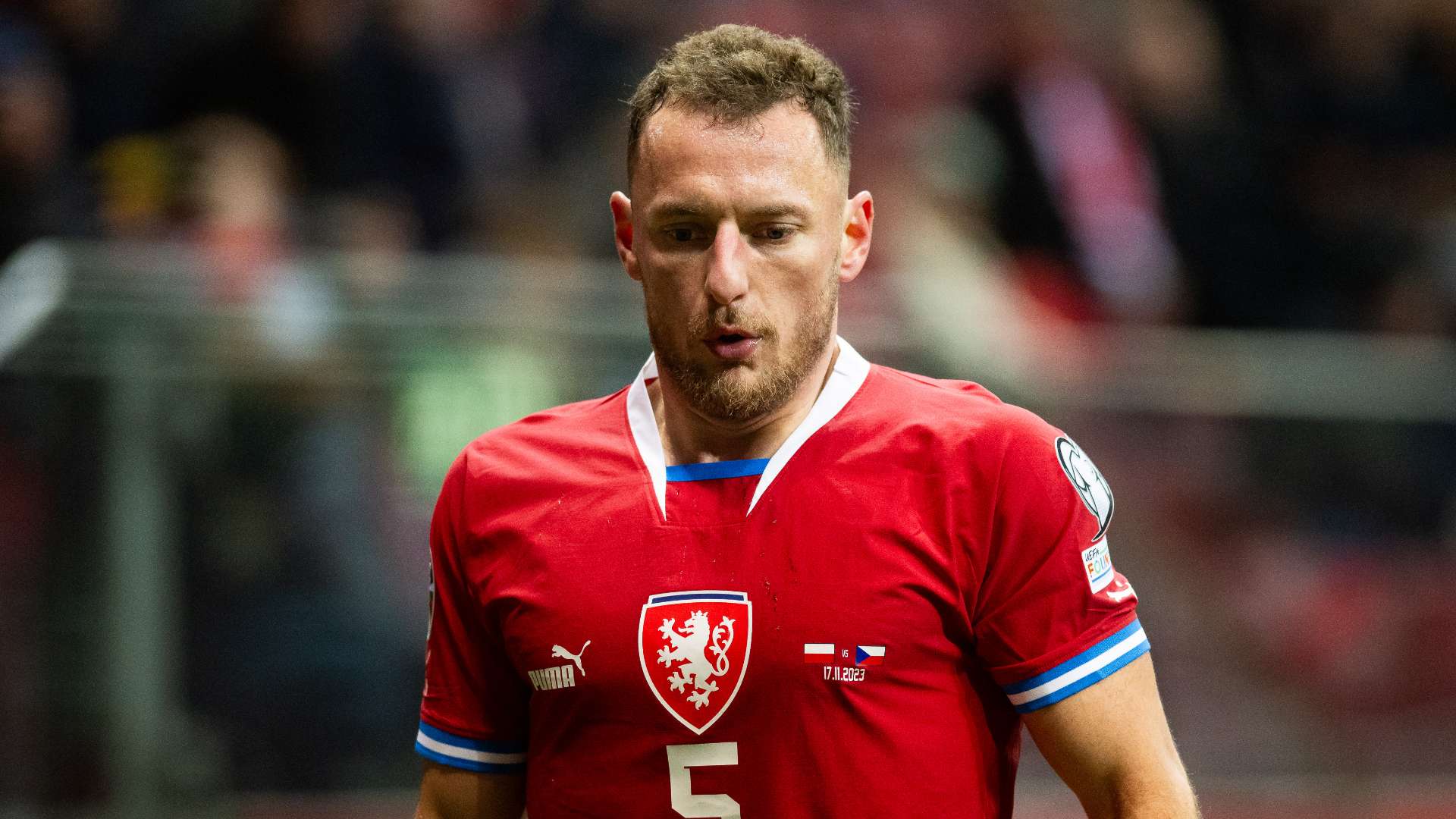 West Ham star Vladimir Coufal has been sent home from Czech Republic duty