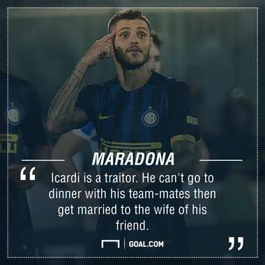Mauro Icardi Diego Maradona Quote PS