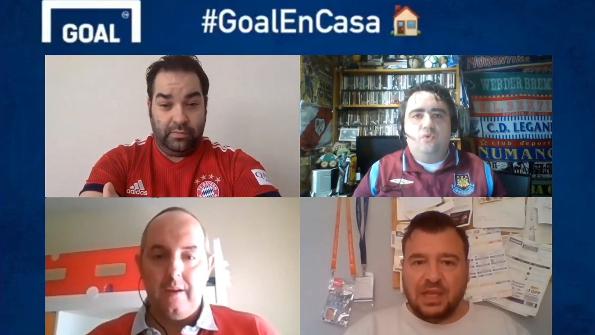 César Hurtado, Álvaro Lamela, Cristian Maxedo y Rubén Uría, La Tertulia de Goal 1x44