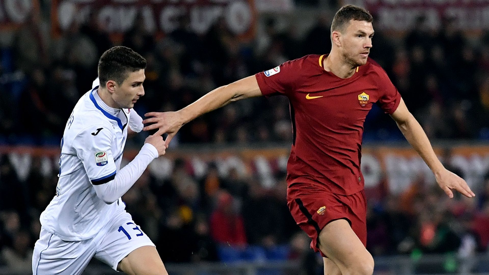 Caldara Dzeko Roma Atalanta Serie A