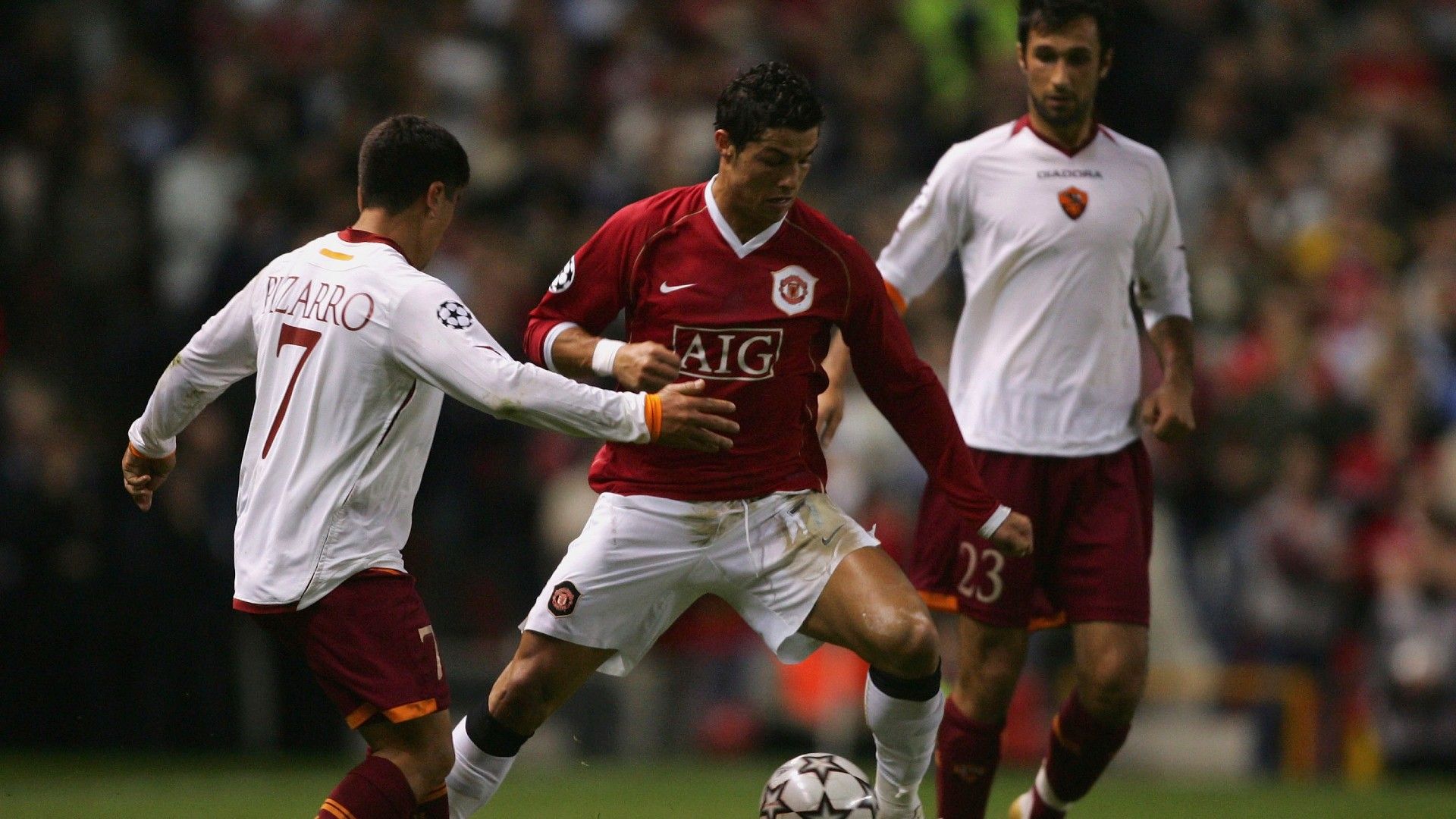 CRISTIANO RONALDO MANCHESTER UNITED ROMA