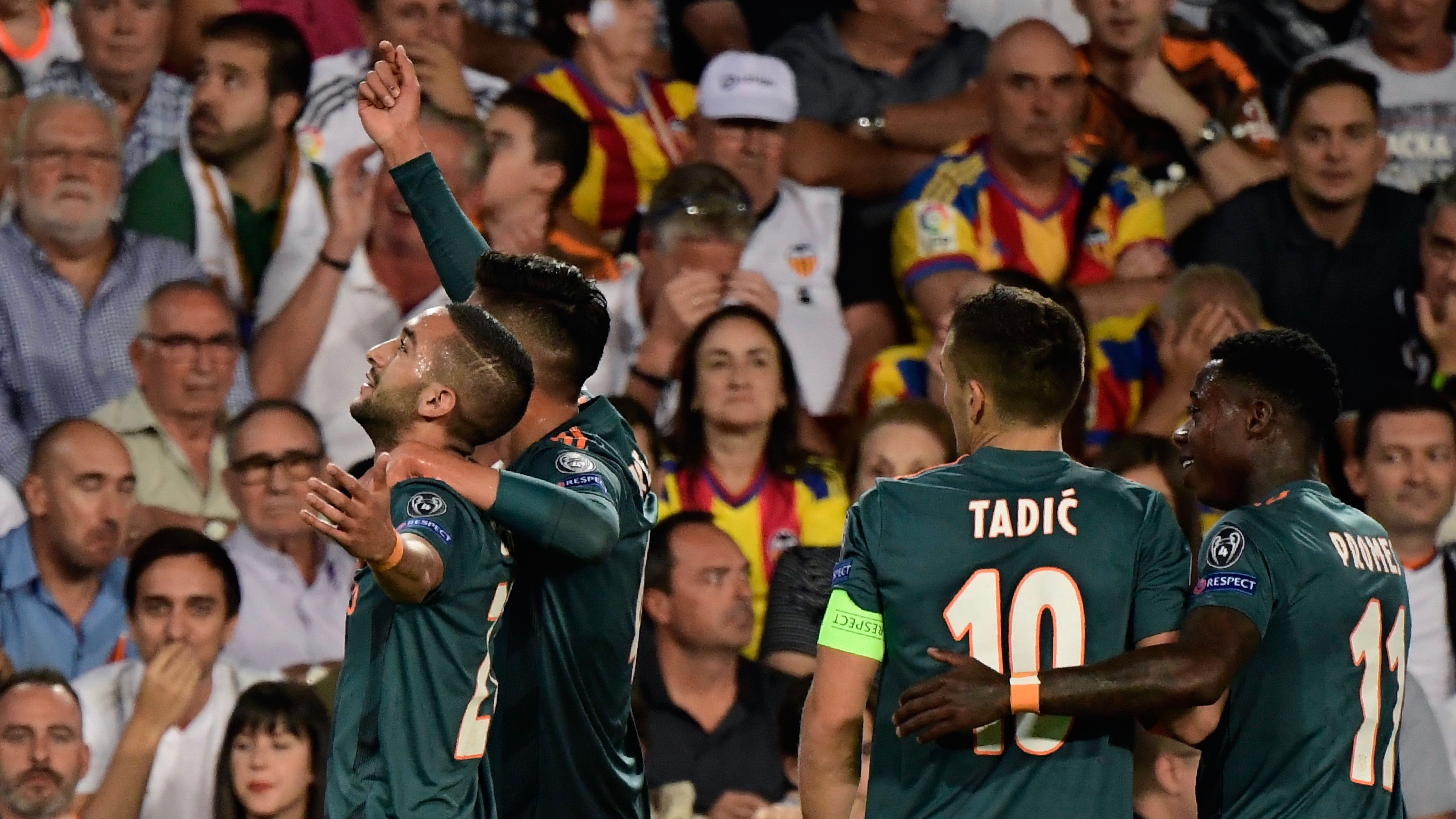 Hakim Ziyech Valencia Ajax UCL 02102019