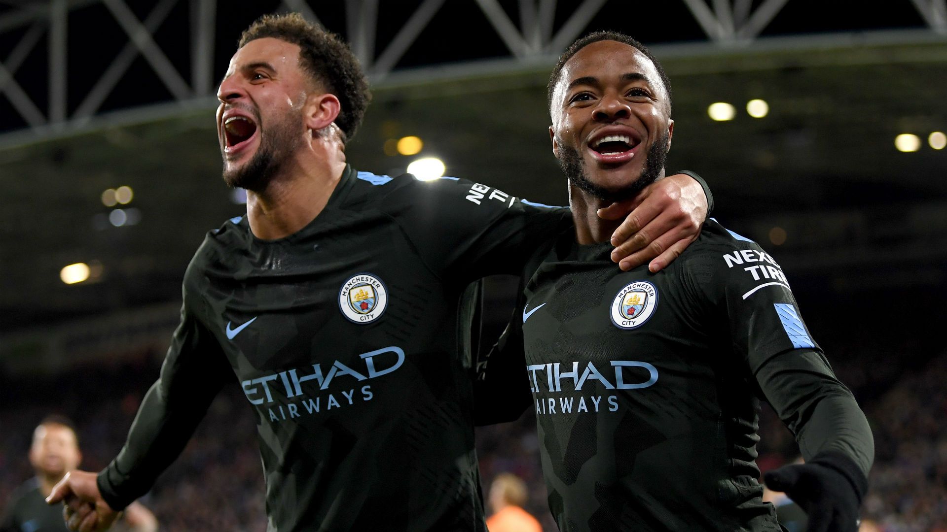 Kyle Walker Raheem Sterling Manchester City
