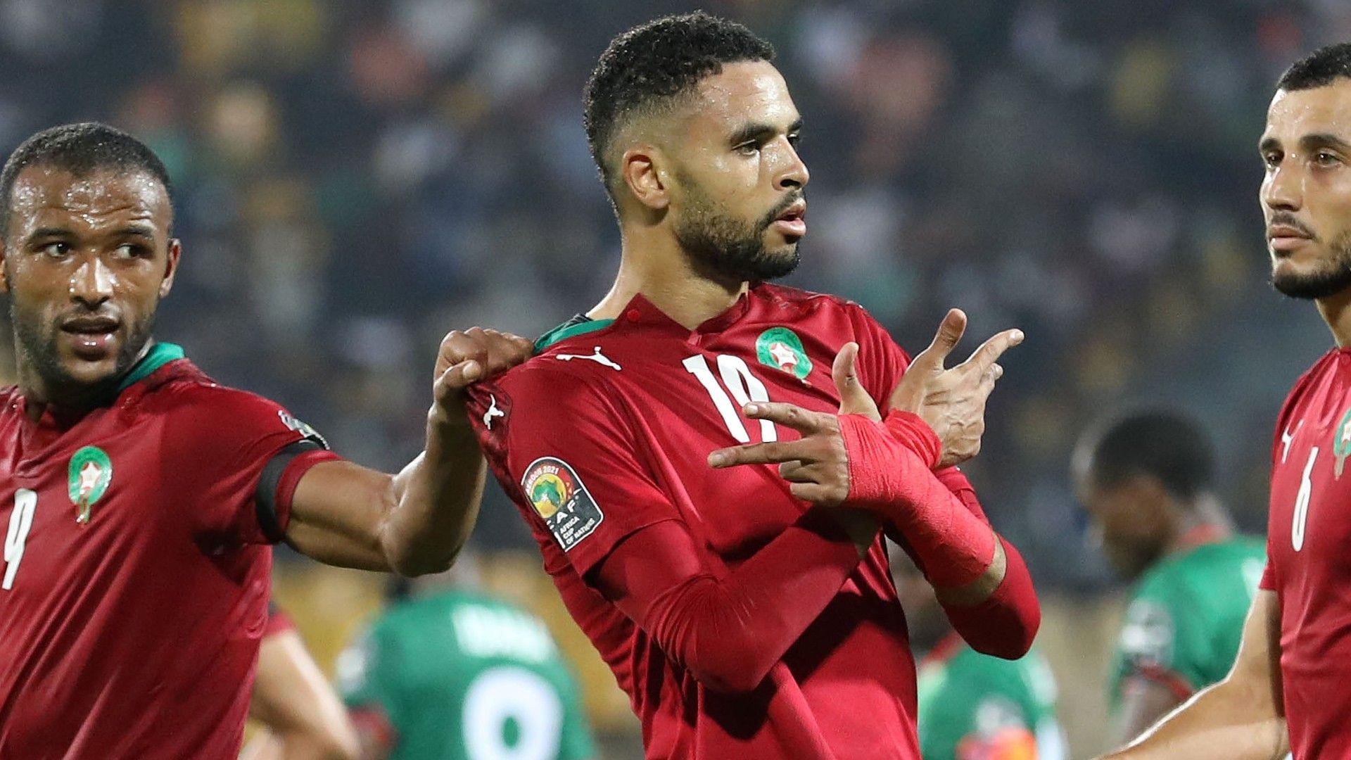 Youssef En-Nesyri of Morocco.