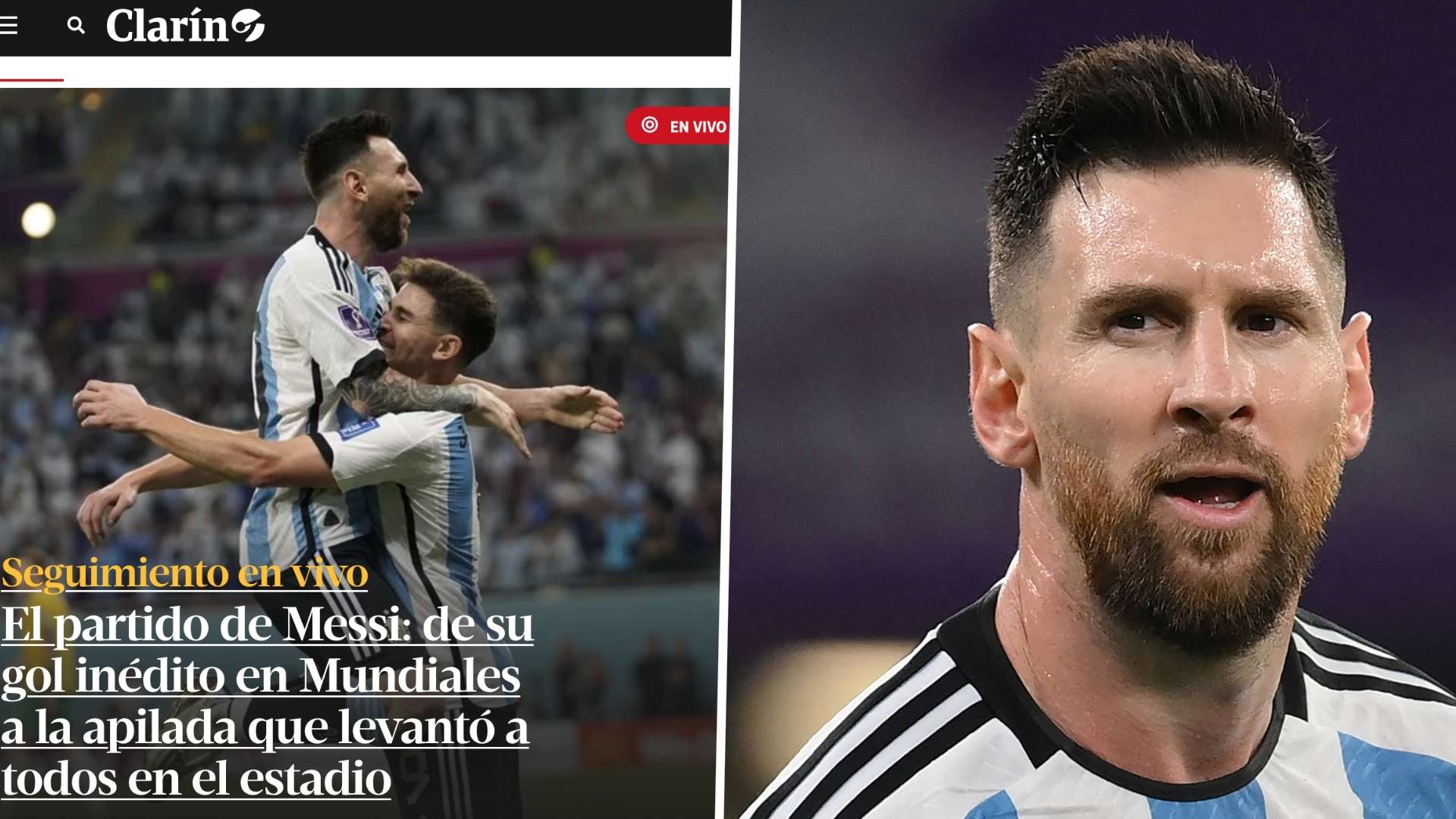 Messi, Clarin