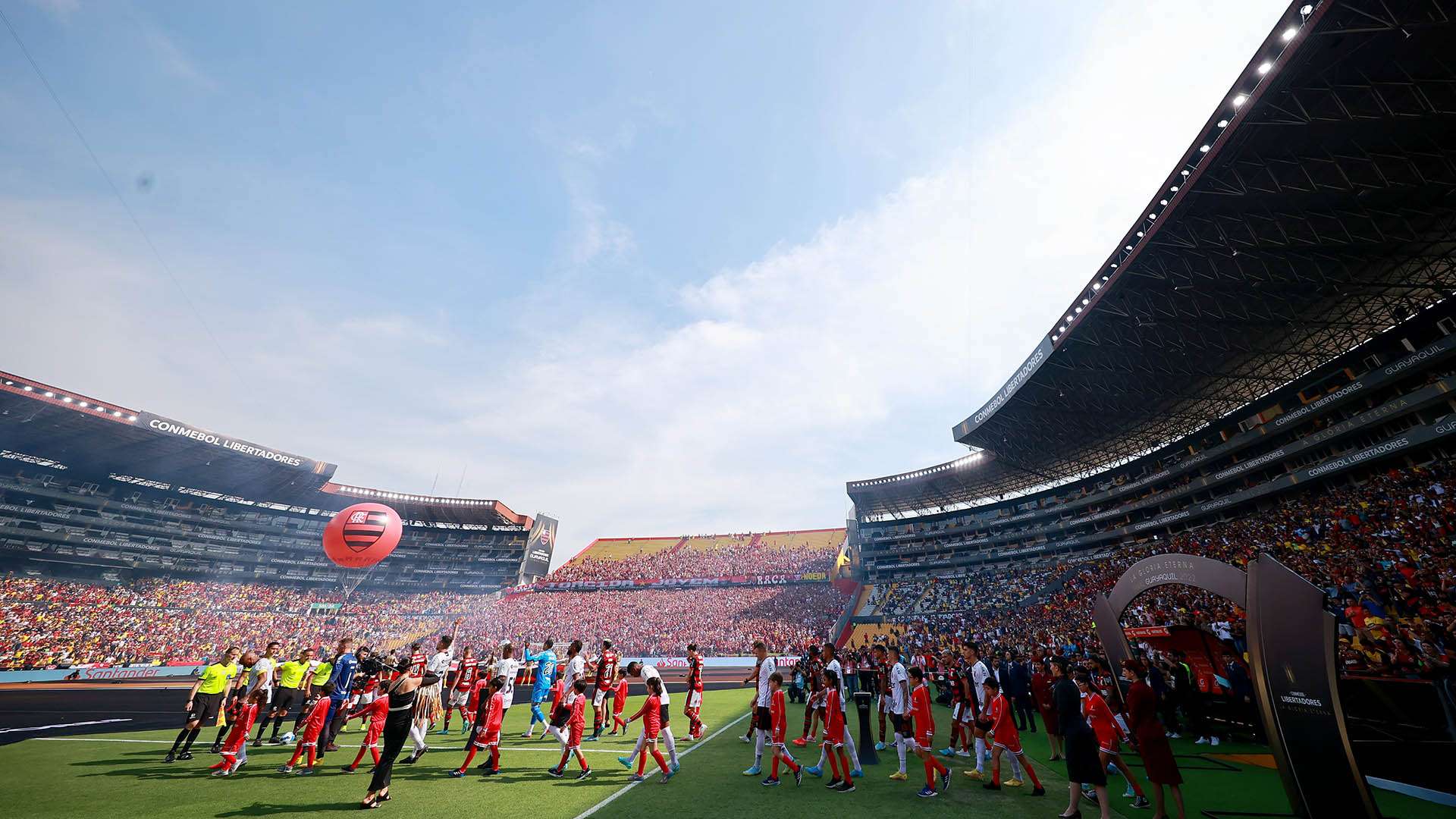 Monumental de Guayaquil público, Flamengo x Athletico final Libertadores 29102022