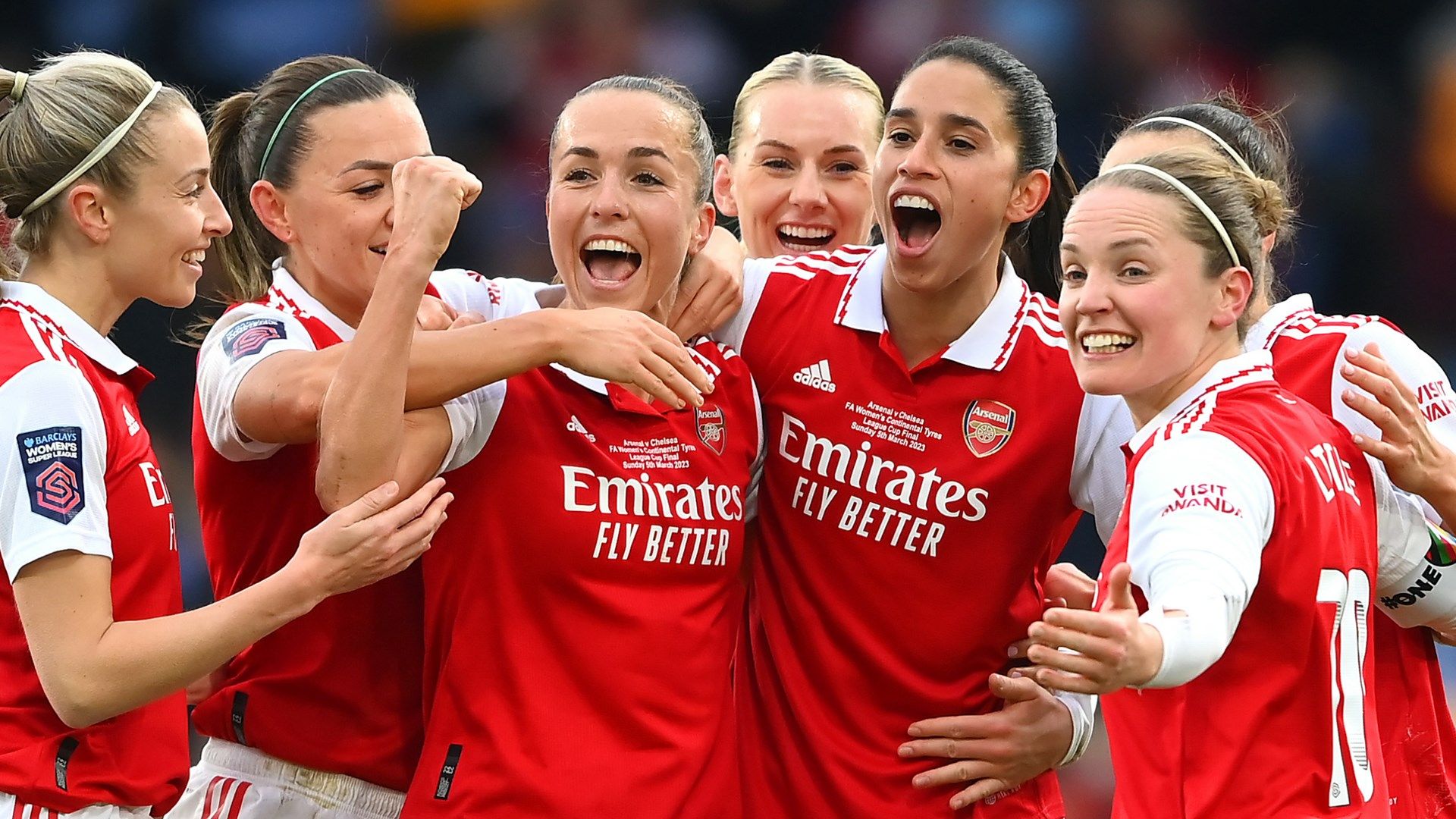 Arsenal celebrate 2022-23