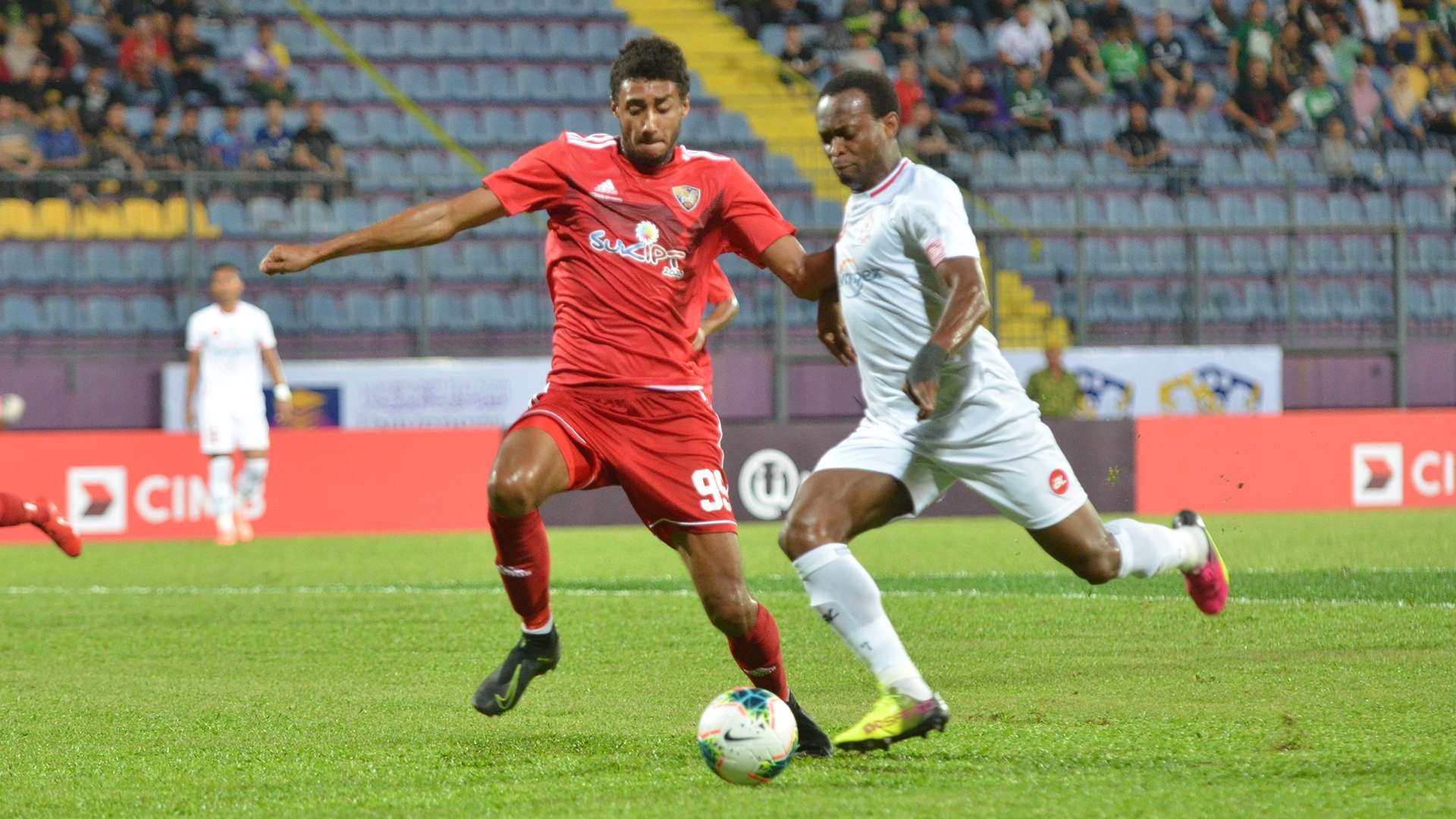 Victor Nirennold, Uche Agba, UiTM v Melaka, Super League, 29 Feb 2020