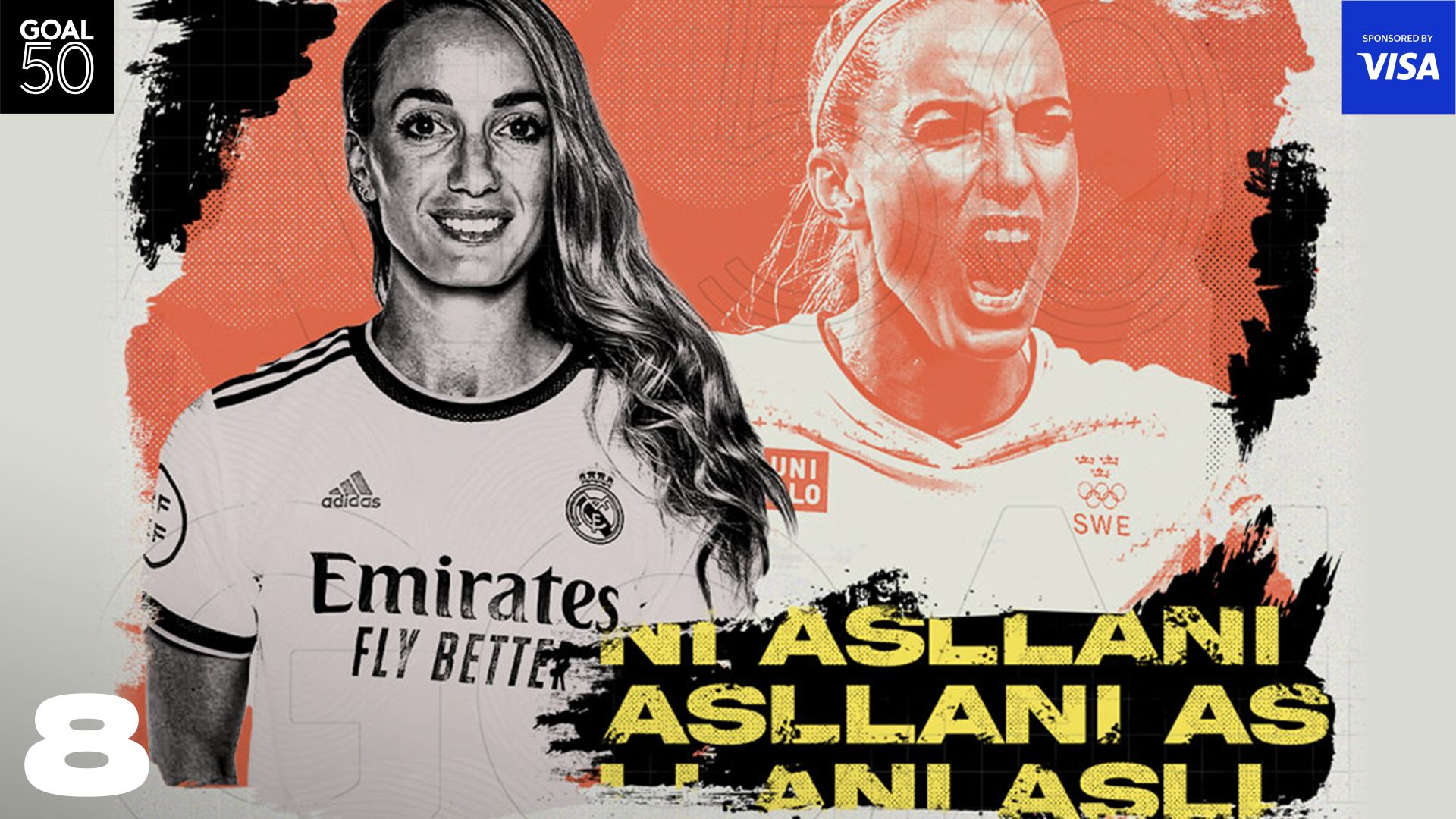 Kosovare Asllani GOAL50 2021