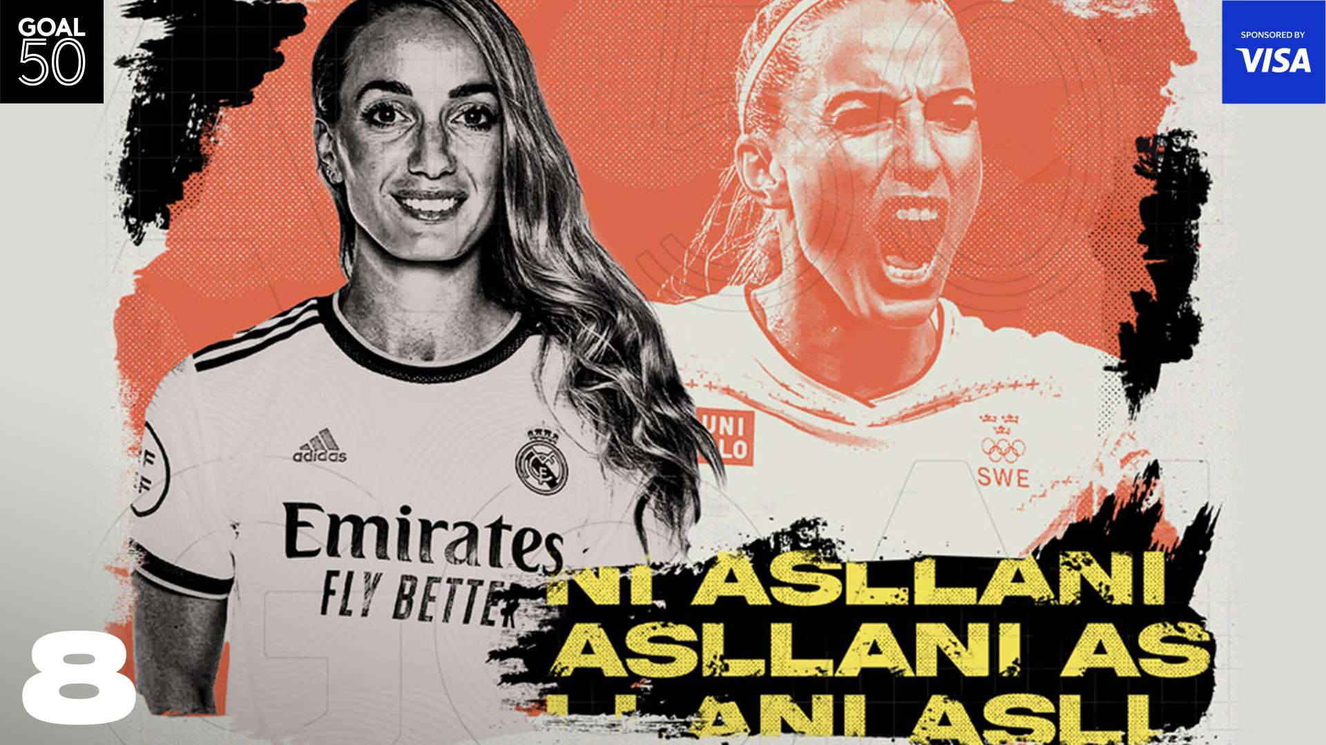 Kosovare Asllani GOAL50 2021