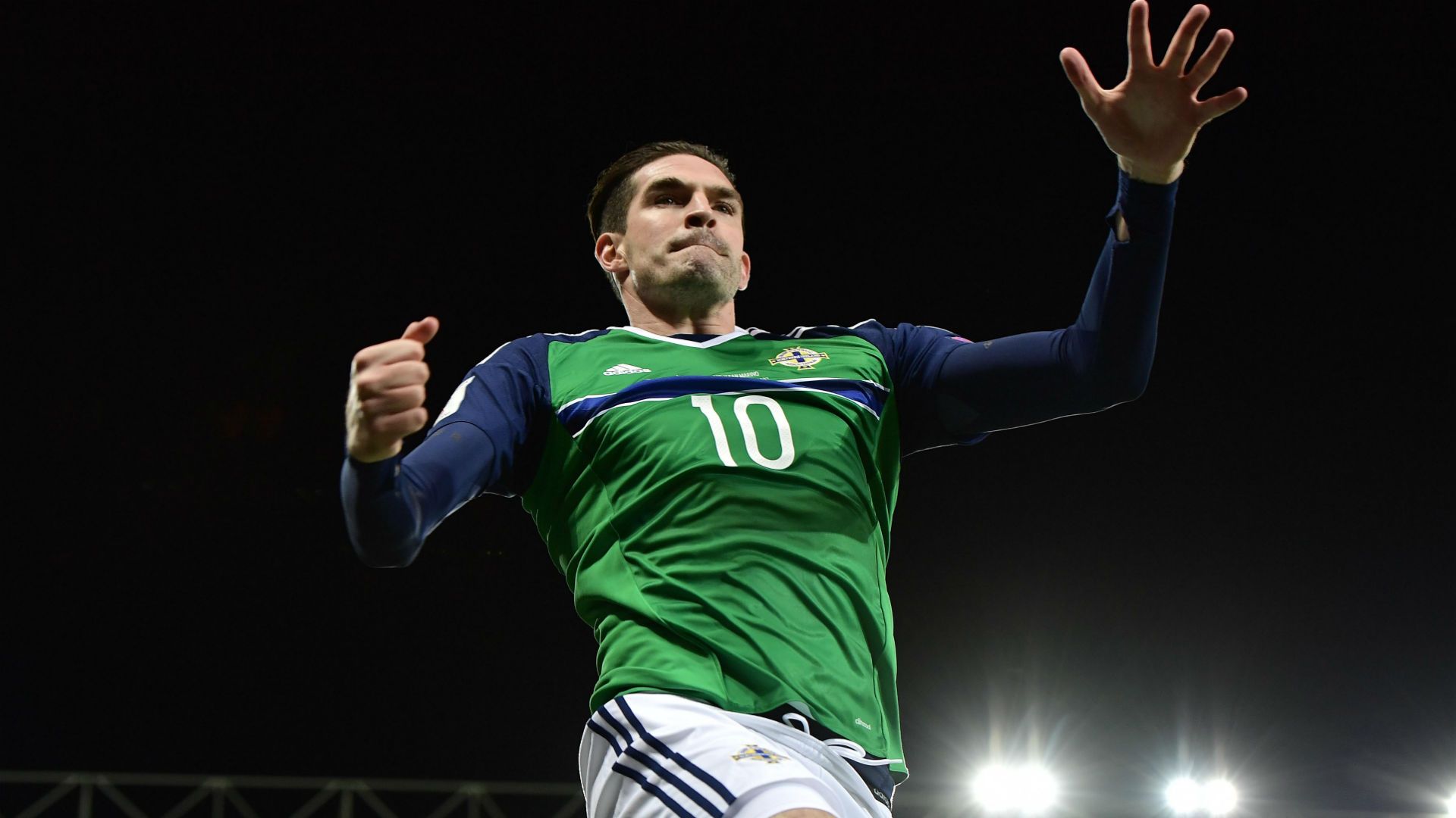 Kyle Lafferty Northern Ireland v San Marino 081016
