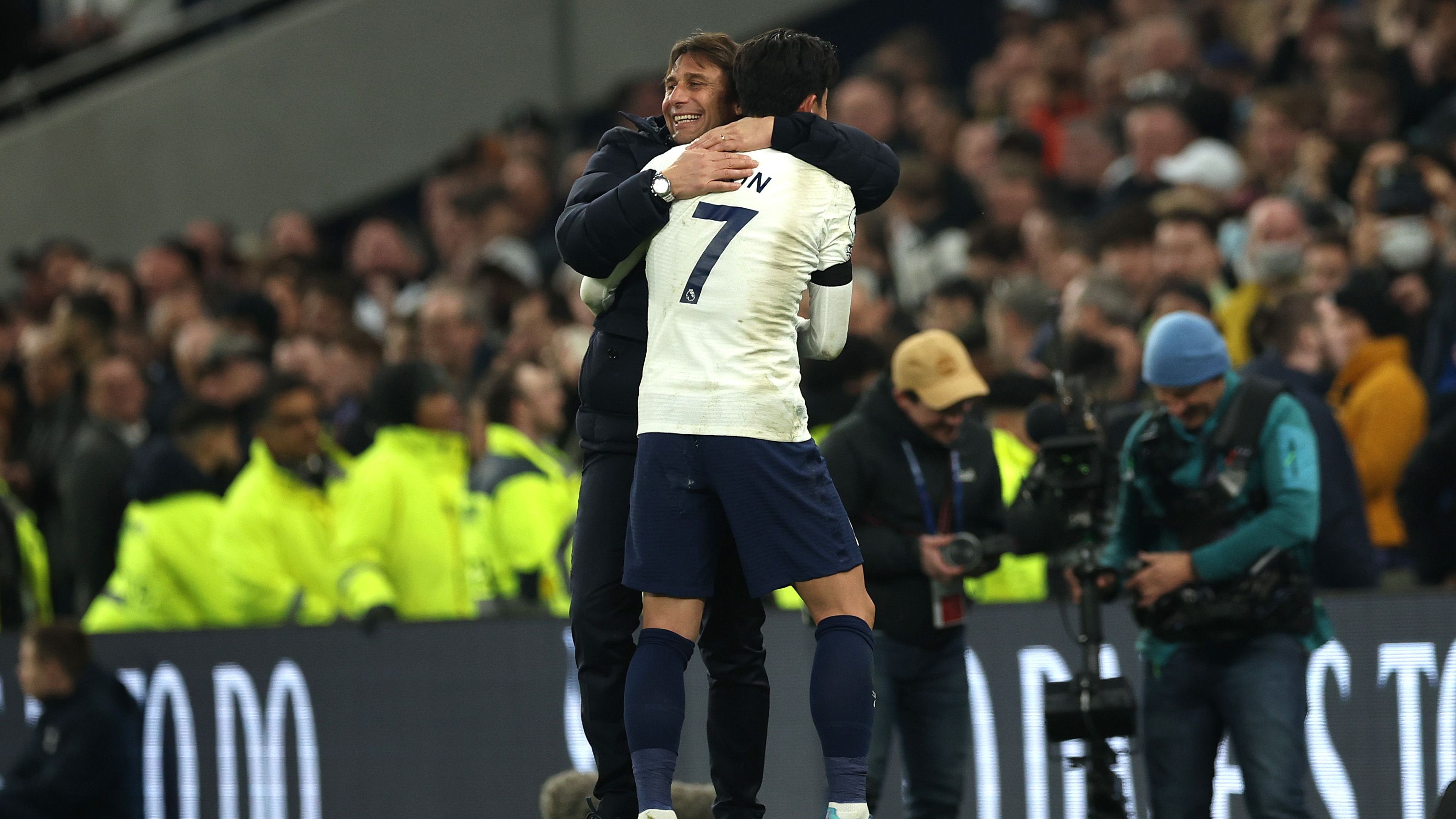 Heung-min Son Antonio Conte Tottenham 2021-22