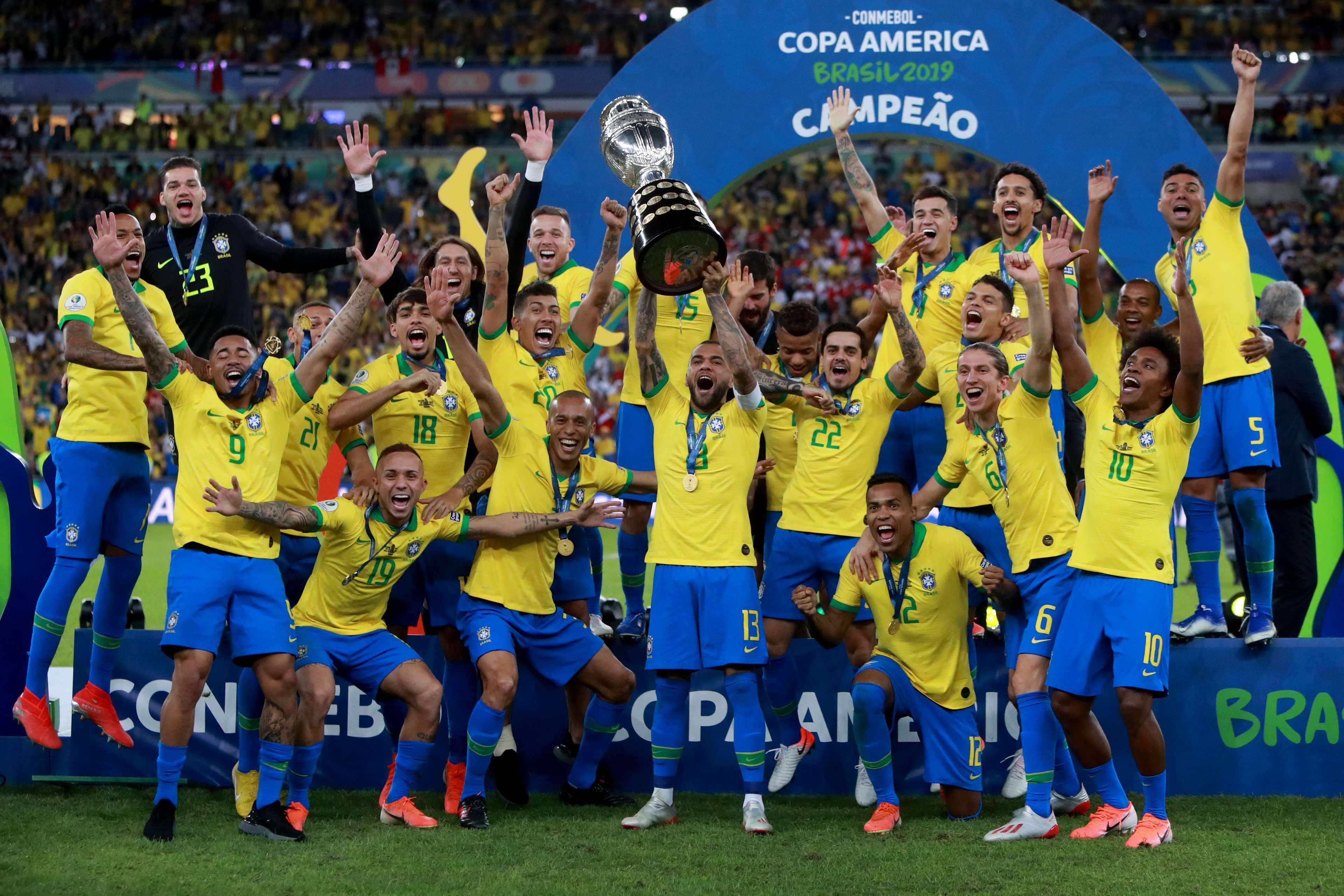 Brazil Copa America win