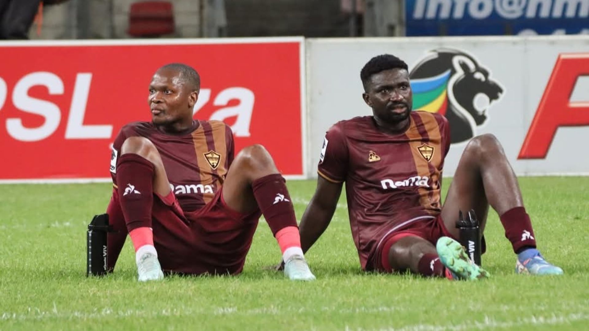 Thabo Moloisane & Ismael Toure, Stellenbosch FC, January 2025.