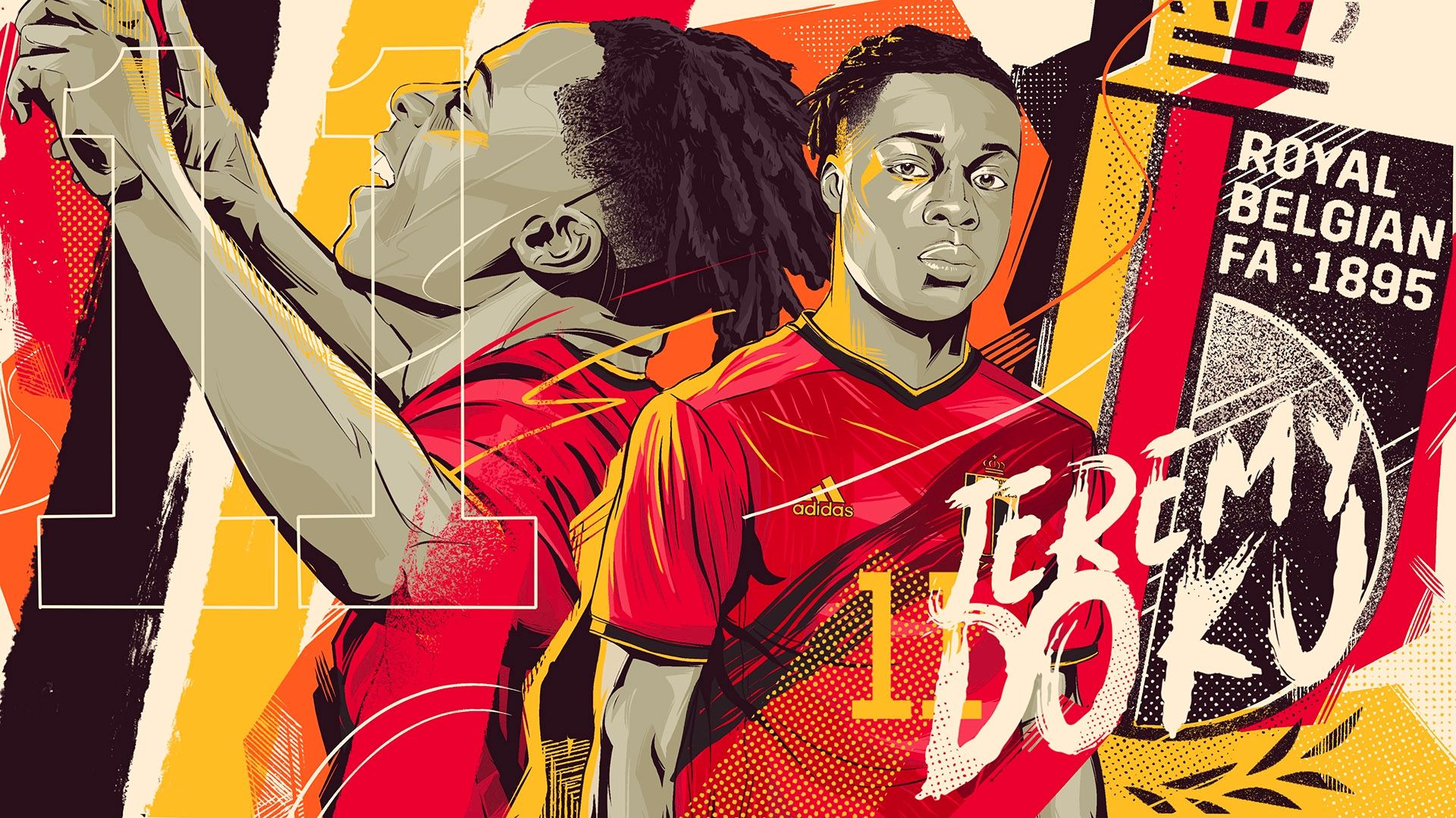 Jeremy Doku Euro 2020 x NXGN GFX