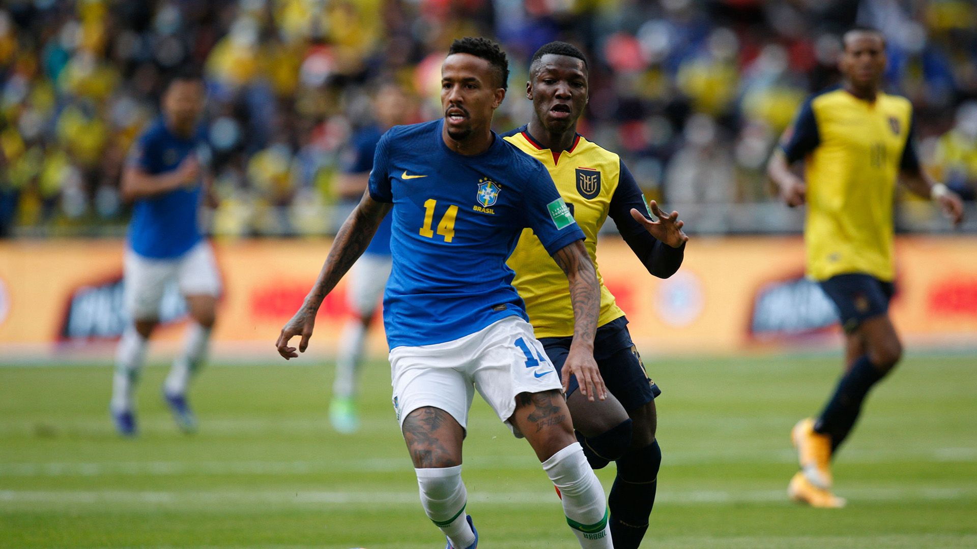 Eder Militao, Equador x Brasil, Eliminatórias Qatar 2022, 27012022
