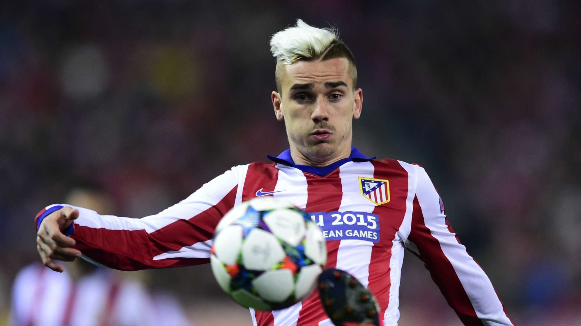 Antoine Griezmann Atletico de Madrid Bayer Leverkusen Champions League 03172015