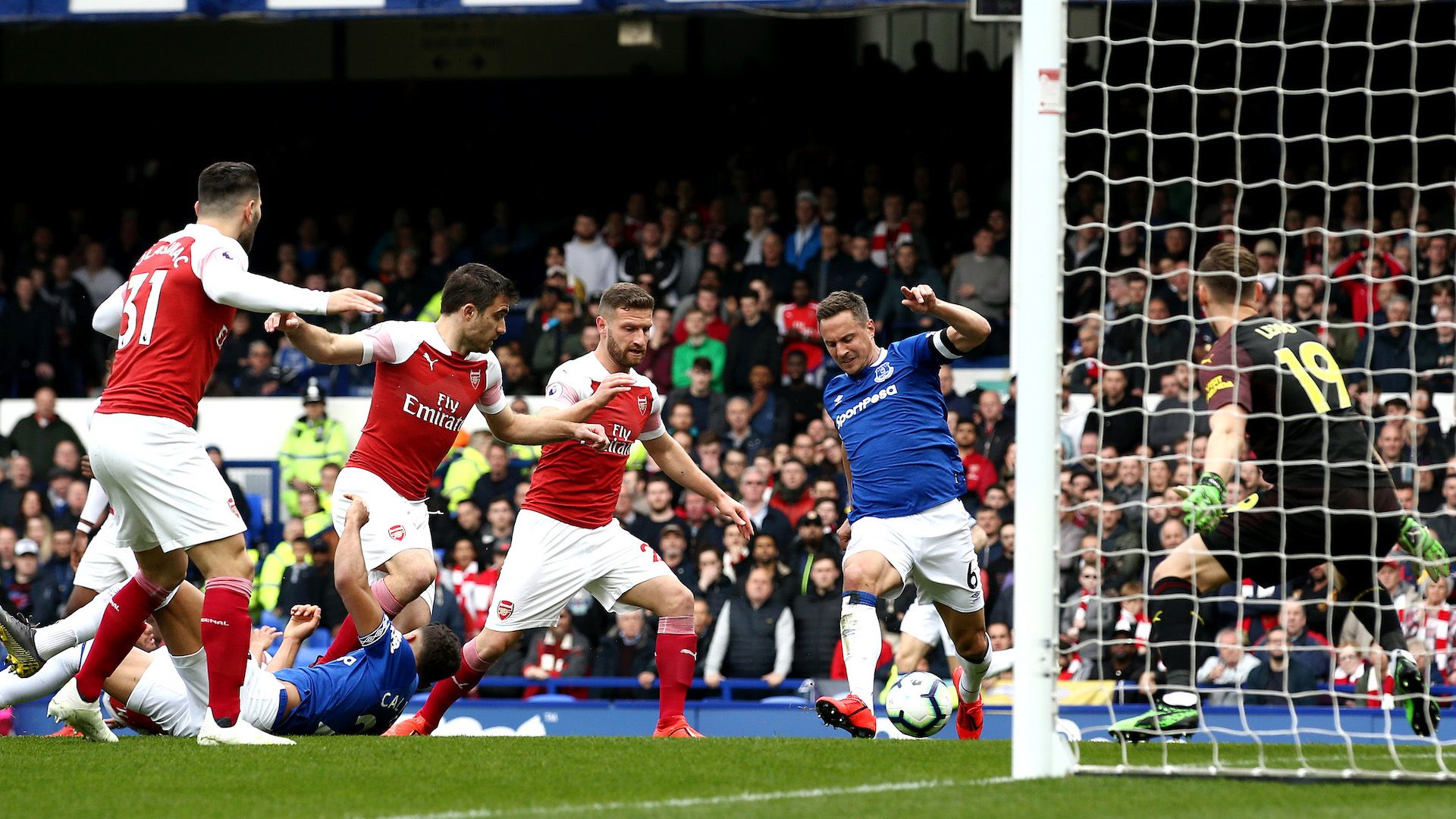 Phil Jagielka vs. Arsenal