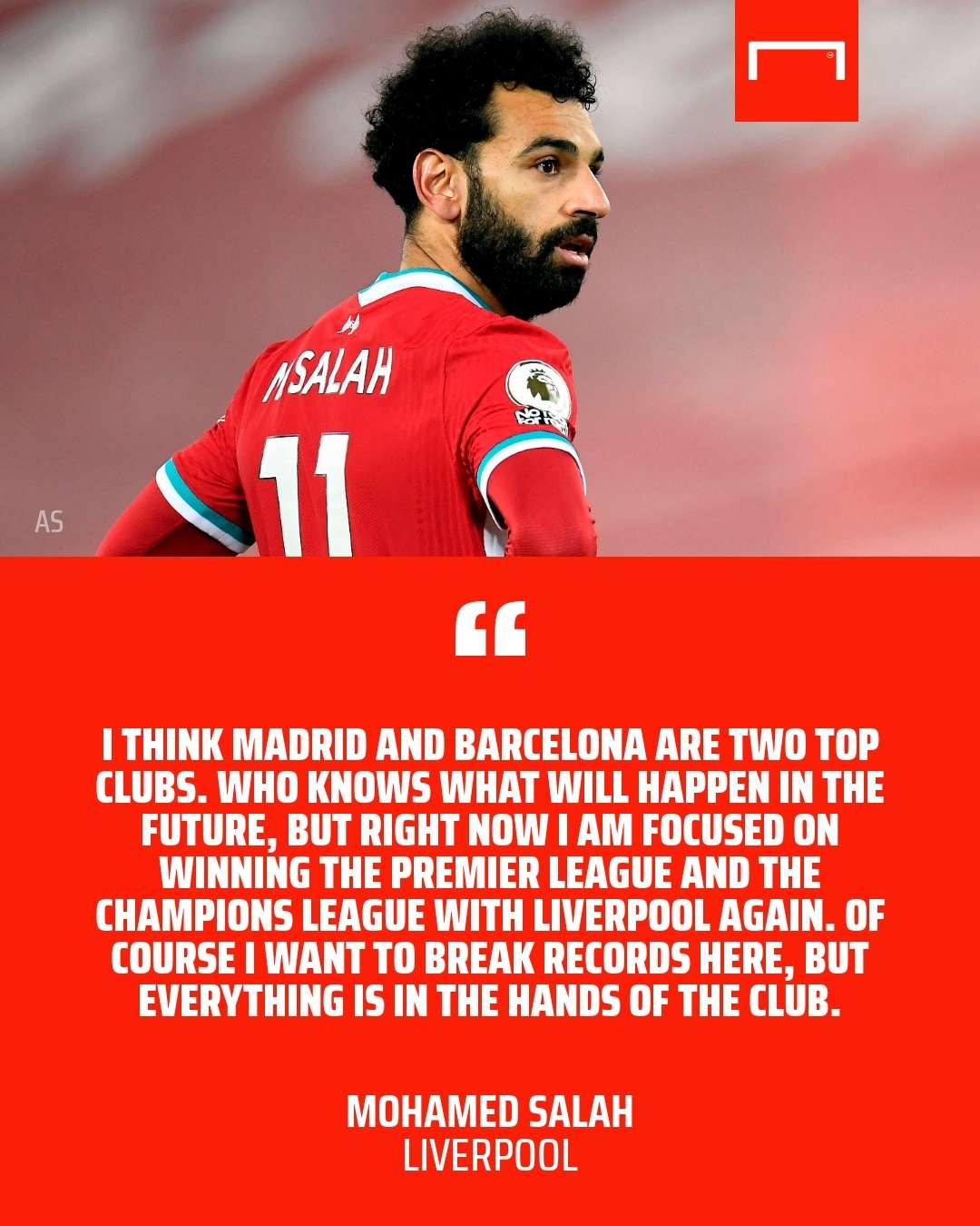 Mohamed Salah quote GFX