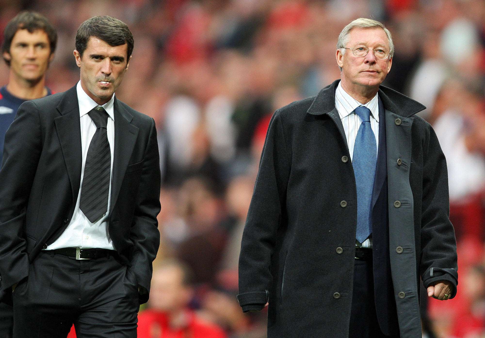 Roy Keane and Alex Ferguson