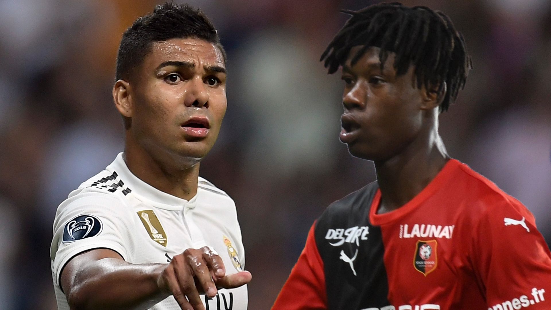 Casemiro y Camavinga, Real Madrid y Rennes