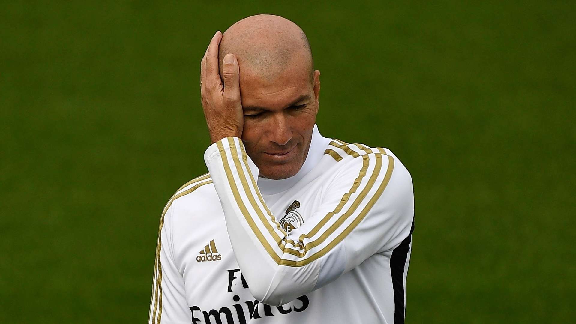 Zinedine Zidane, Real Madrid training