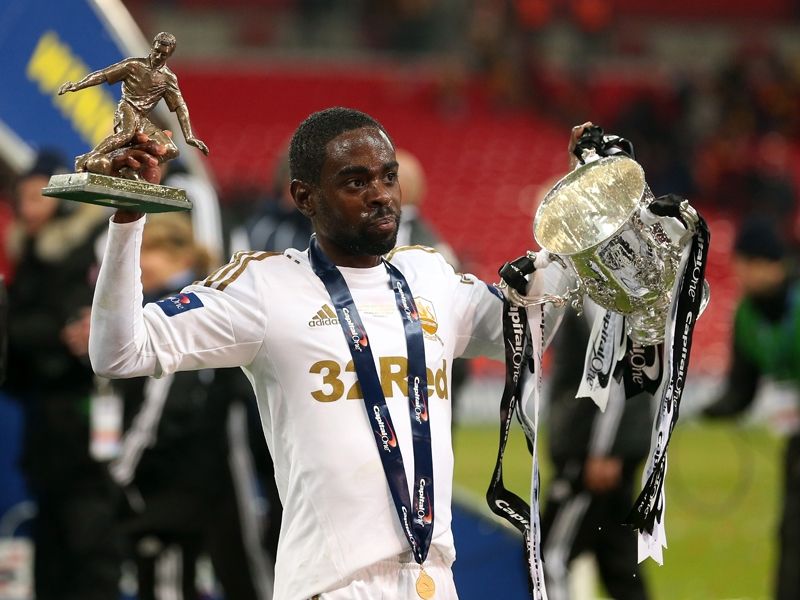 Capital One Cup Final - Bradford City v Swansea City,  Nathan Dyer