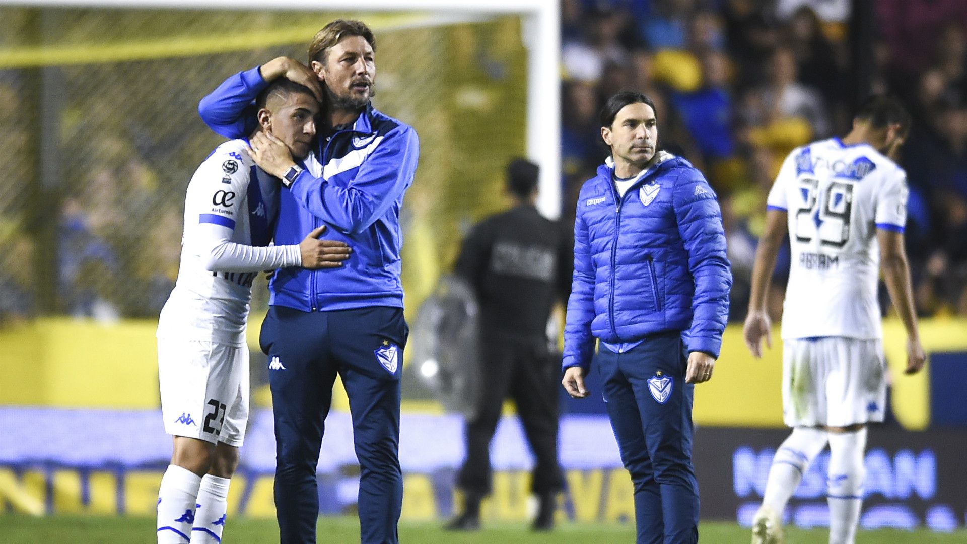 Thiago Almada Gabriel Heize Boca Velez Copa Superliga Cuartos de final Vuelta