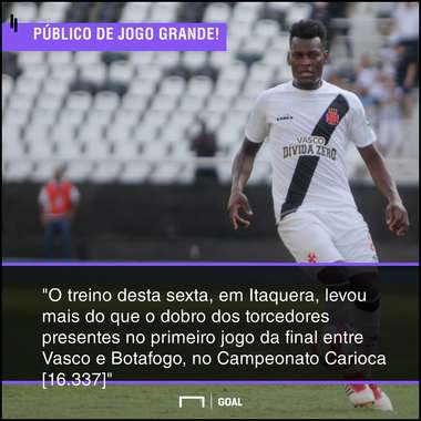 GFX treino Corinthians Carioca