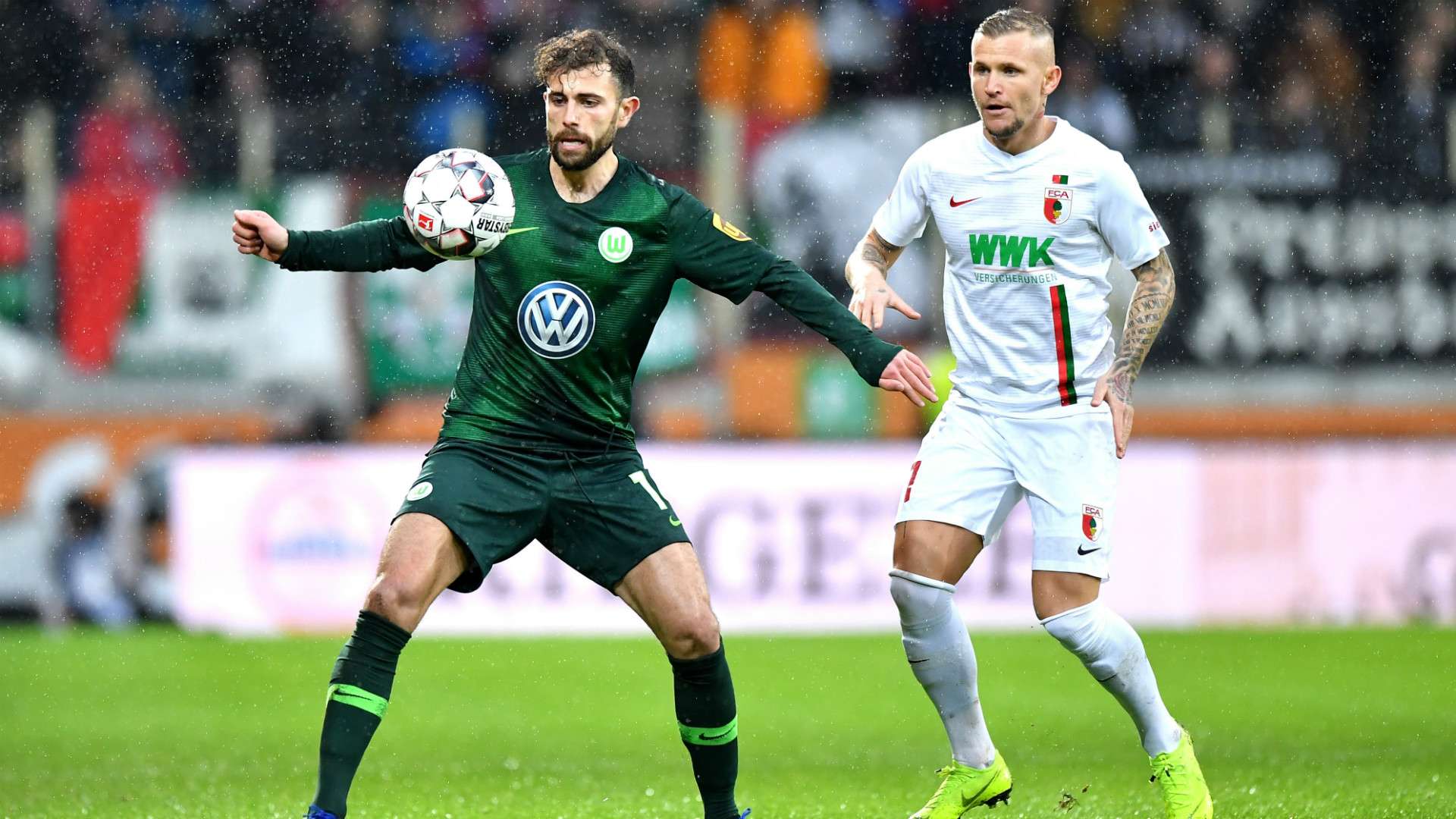 Augsburg Wolfsburg Schmid Mehmedi 23122018