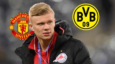 GFX Erling Haaland Man Utd Dortmund