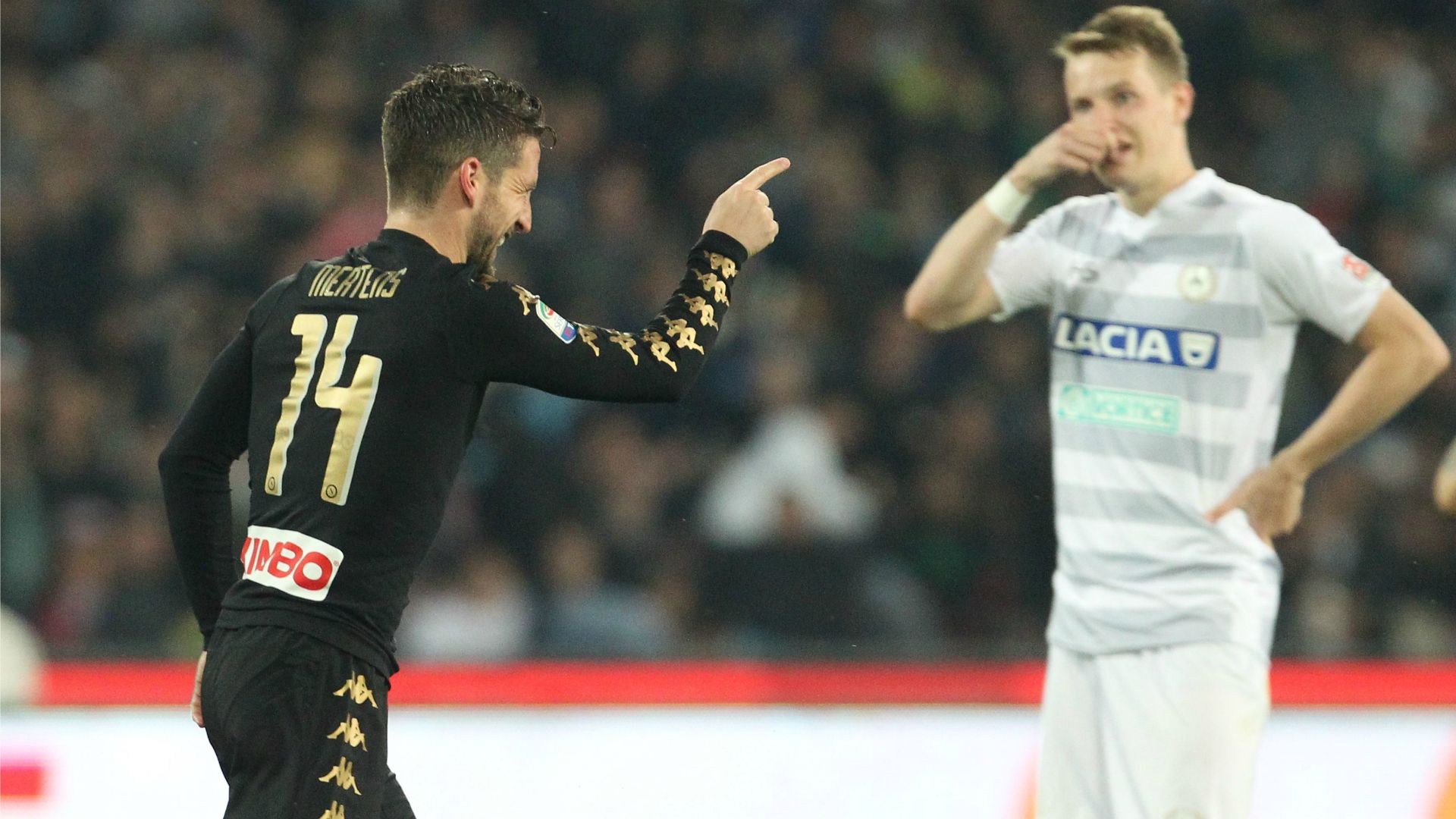 Mertens, Napoli-Udinese