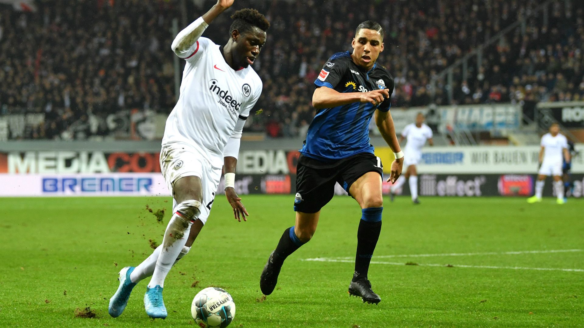 DANNY DA COSTA EINTRACHT FRANKFURT ABDELHAMID SABIRI PADERBORN BUNDESLIGA 22122019