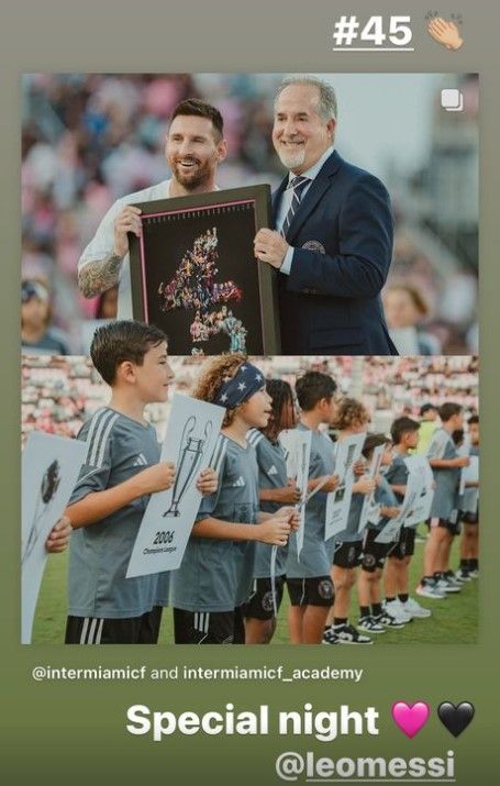 David Beckham Messi 45 trophies