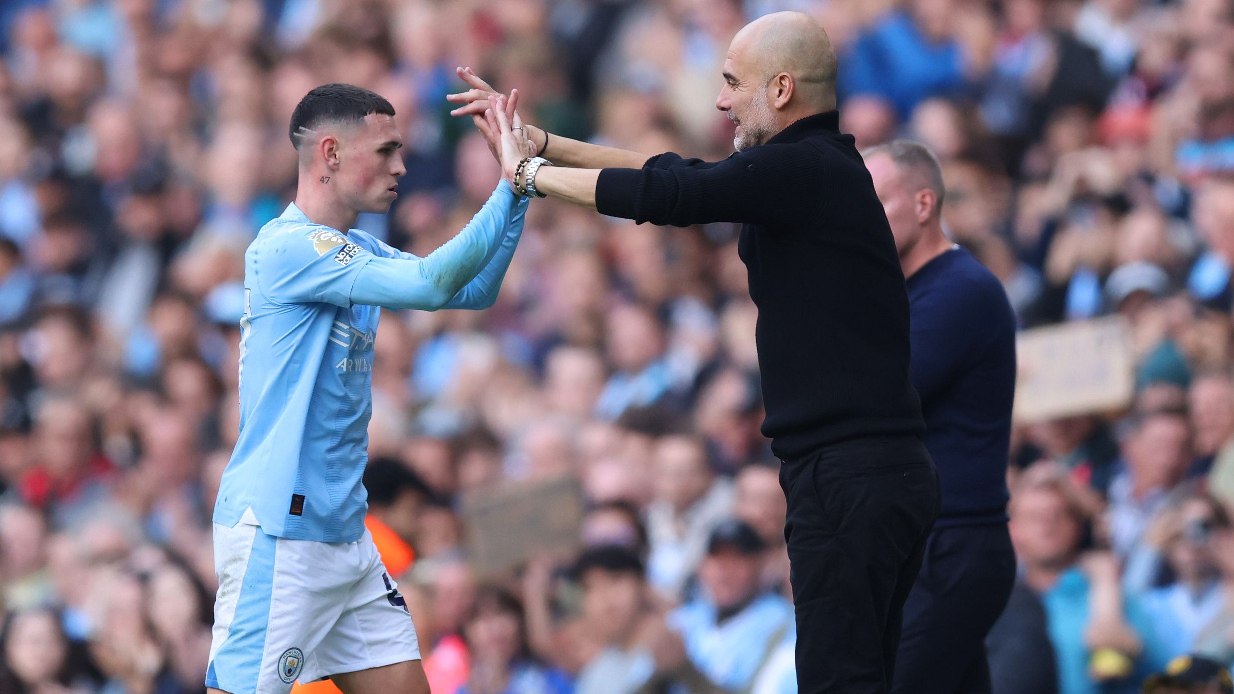 Phil Foden Pep Guardiola