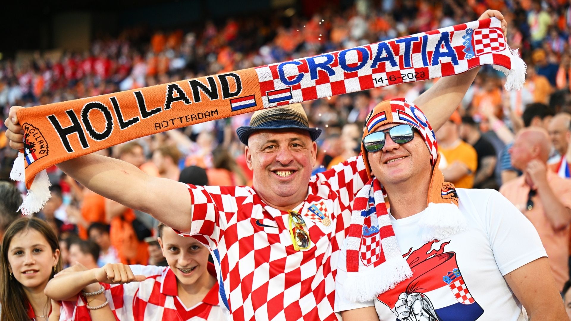 Hinchas Países Bajos Croacia