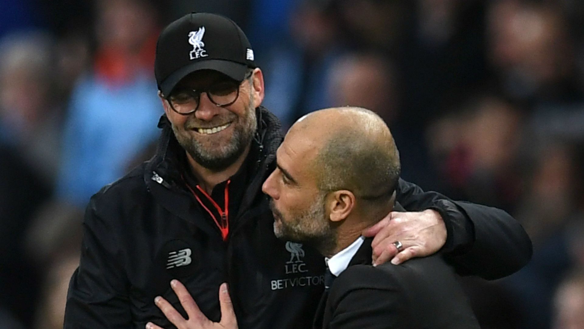 Pep Guardiola Jurgen Klopp Manchester City Liverpool 2016-17