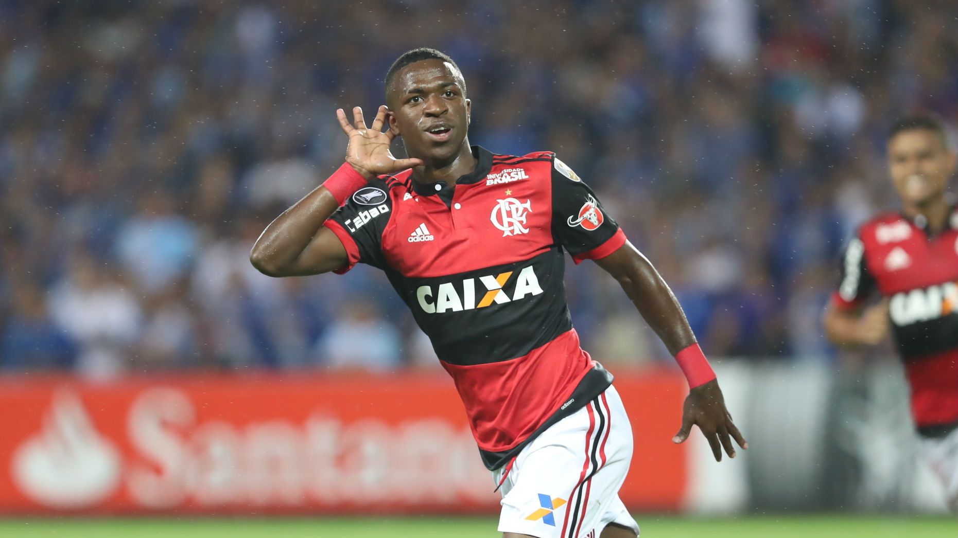 Vinícius Junior Flamengo Emelec Libertadores 15 03 2018