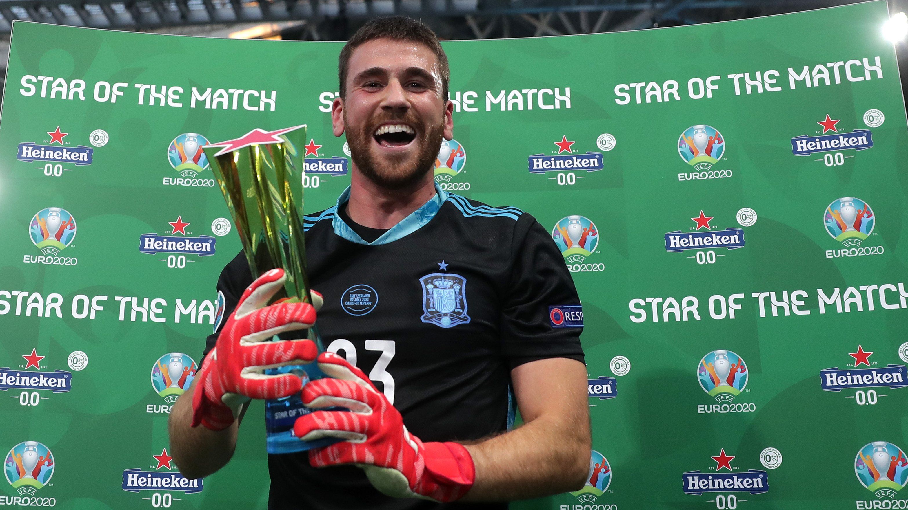 Unai Simón, Suiza vs. España