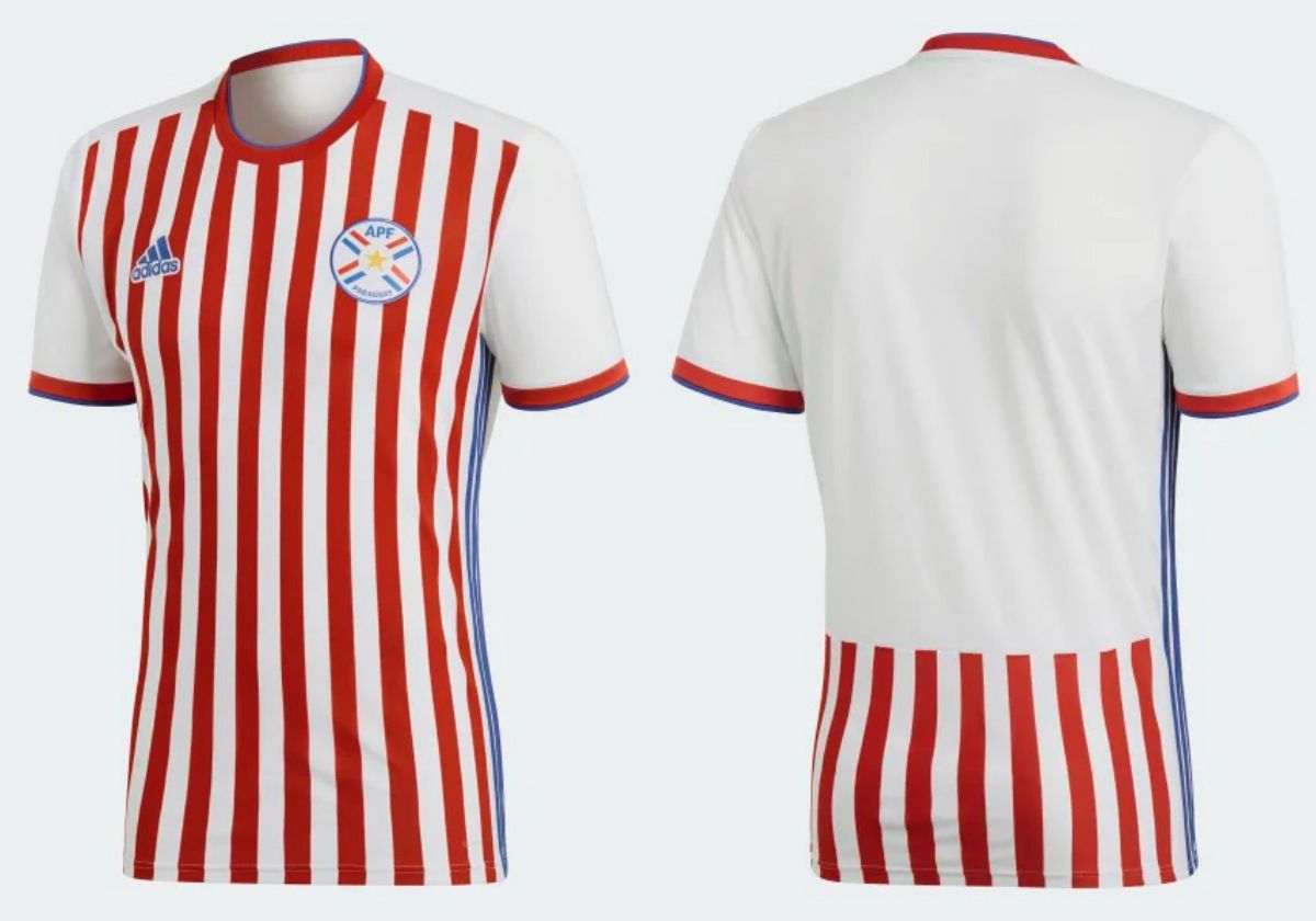 camiseta titular Paraguay Copa America 2019