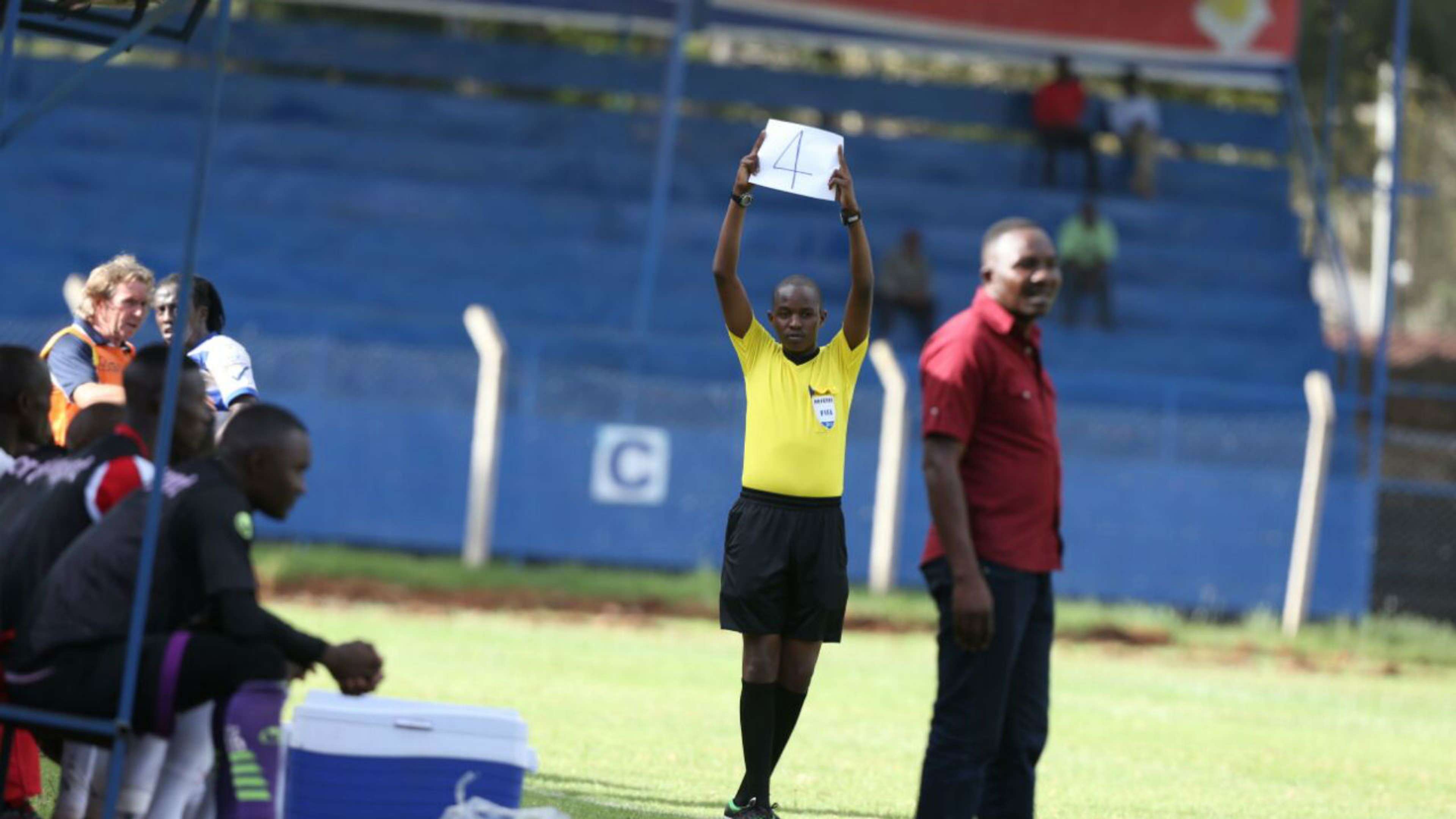 Piece of paper used to substitute players in AFC Leopards - Ulinzi Stars
