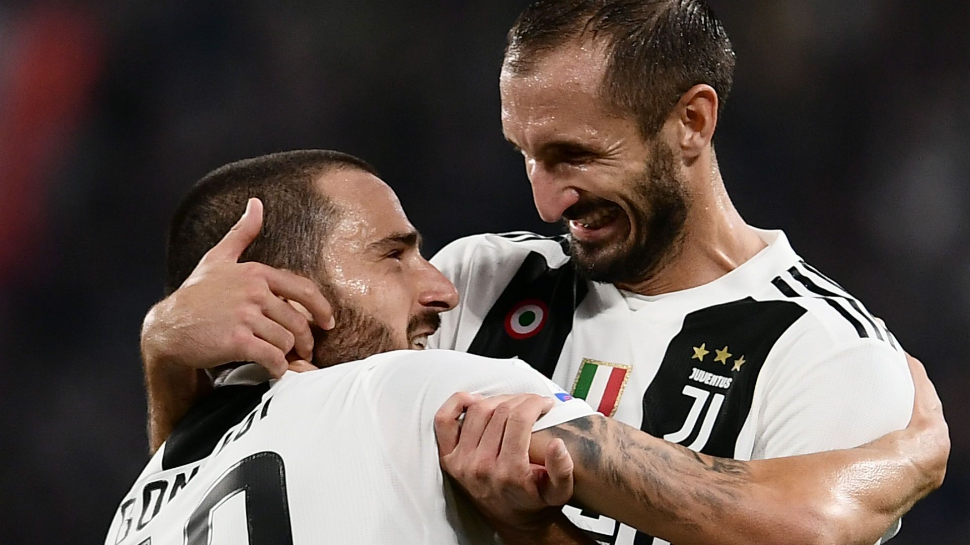 Bonucci Chiellini Juventus Serie A